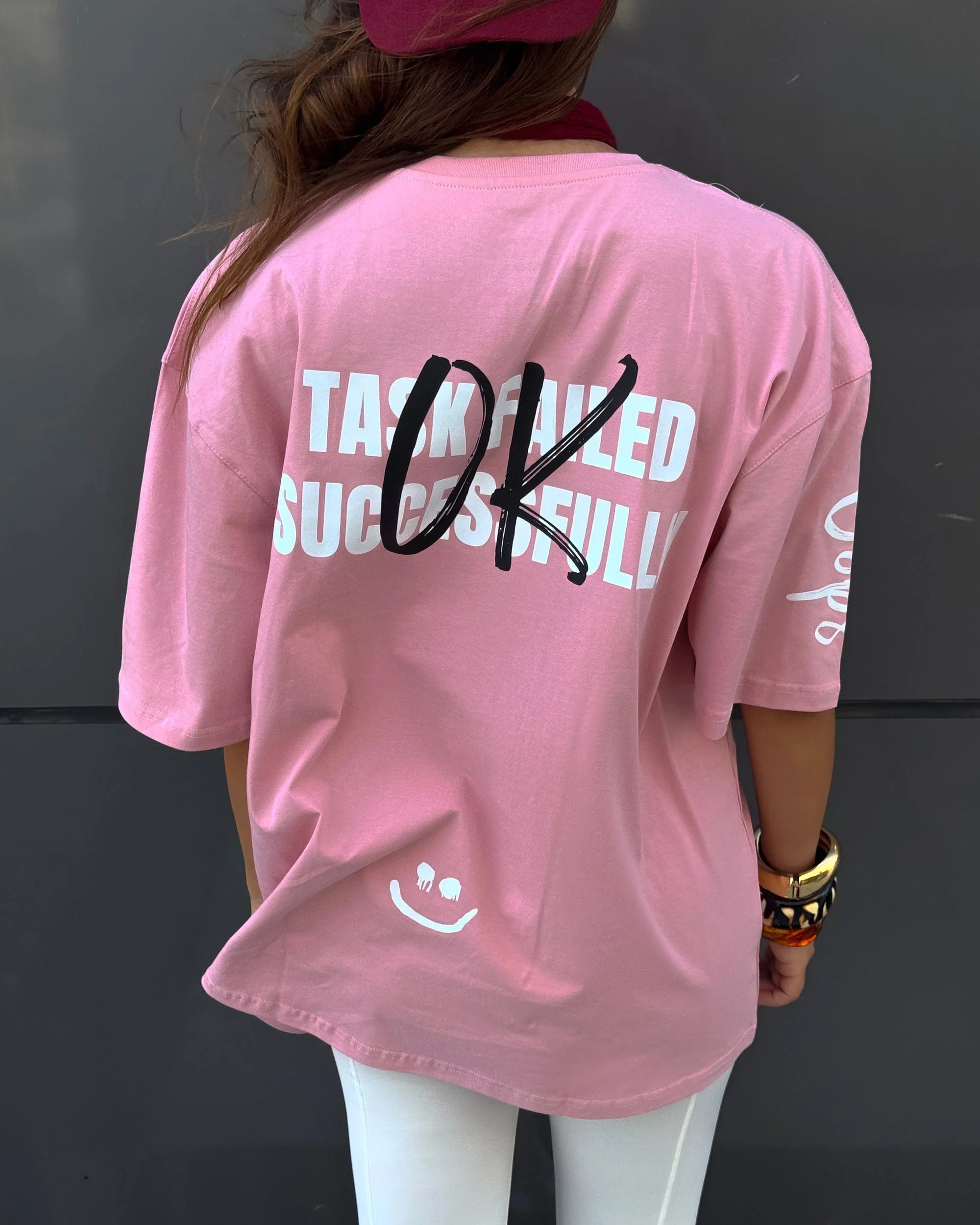 Successfully Women Oversized SS T-Shirt - Cashmer - NAS Trends 5