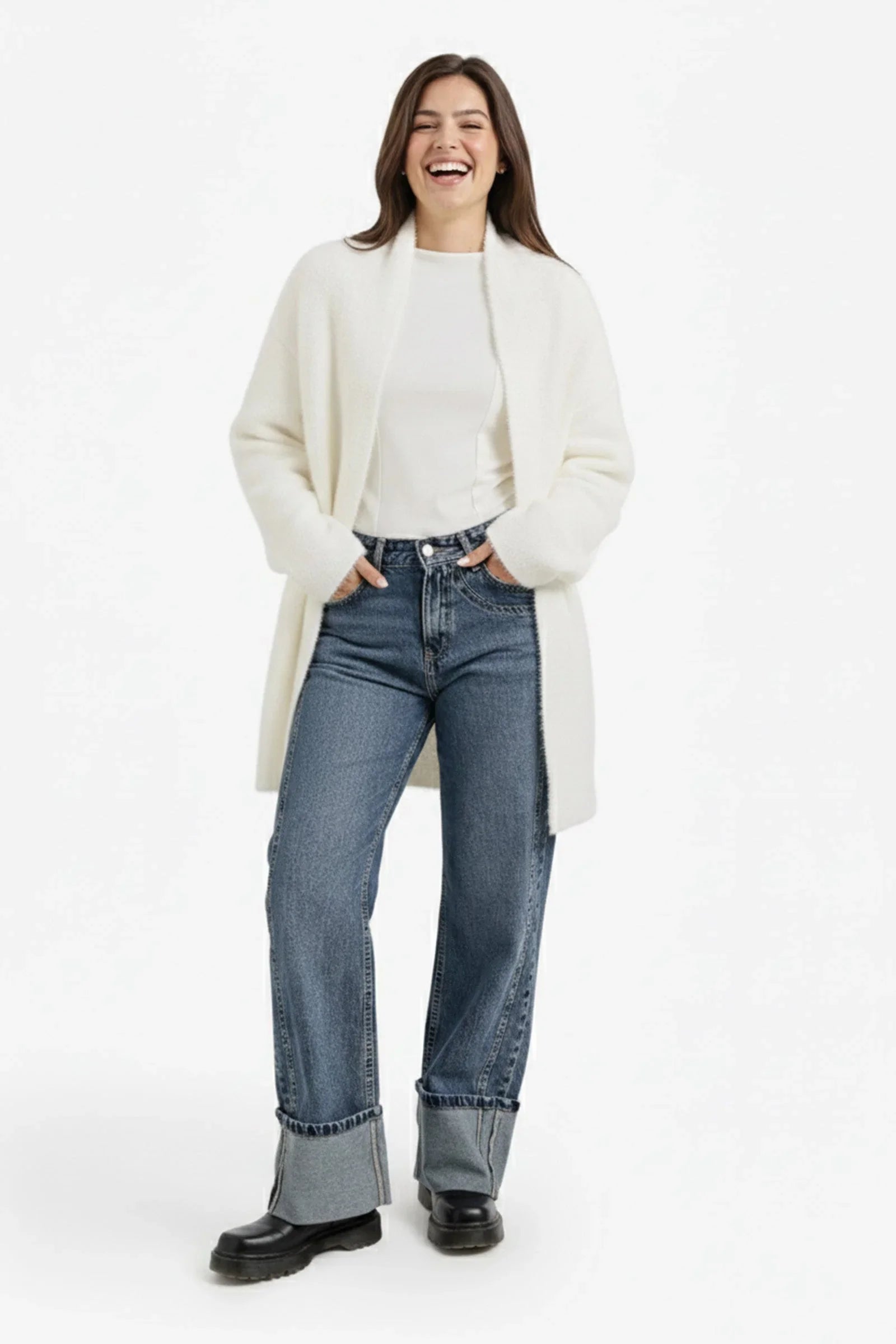 Carina - Dropped-Shoulder Cardigan 1