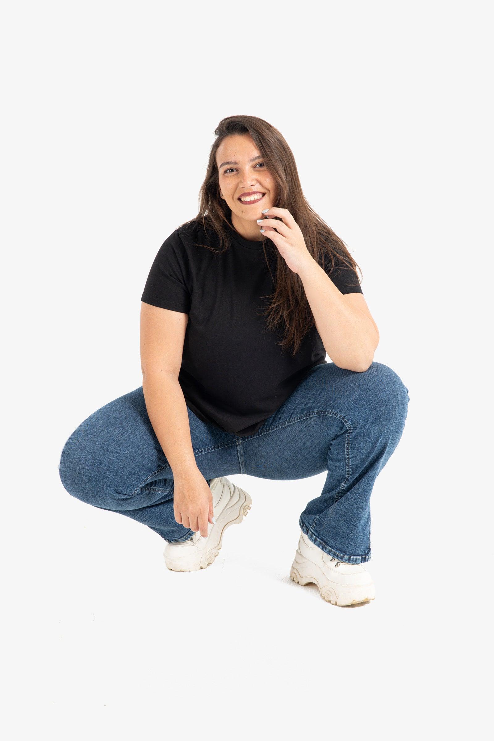 Clue - Color Block Flared Jeans 4