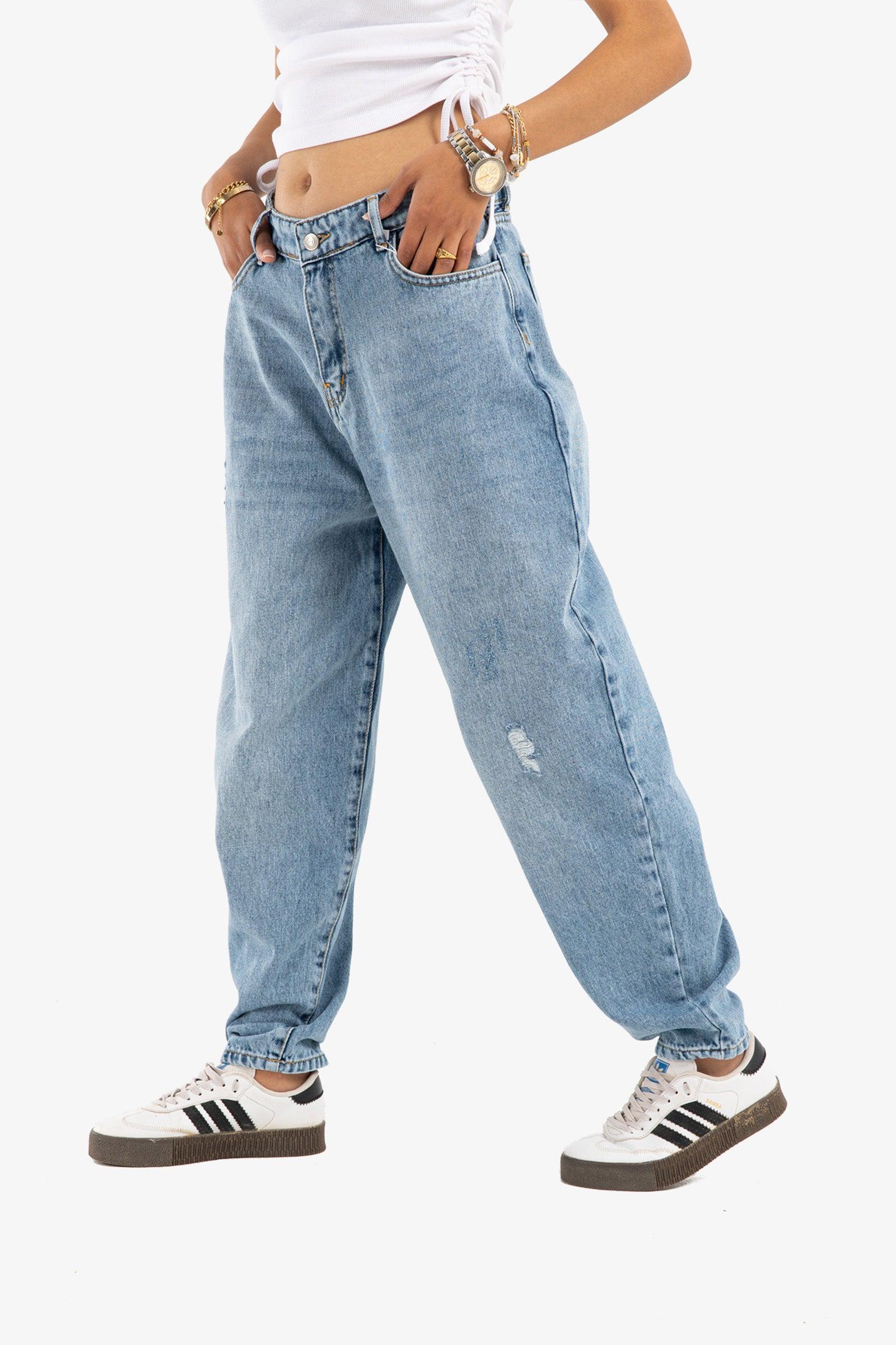 Clue - Slouchy Denim Pants 1