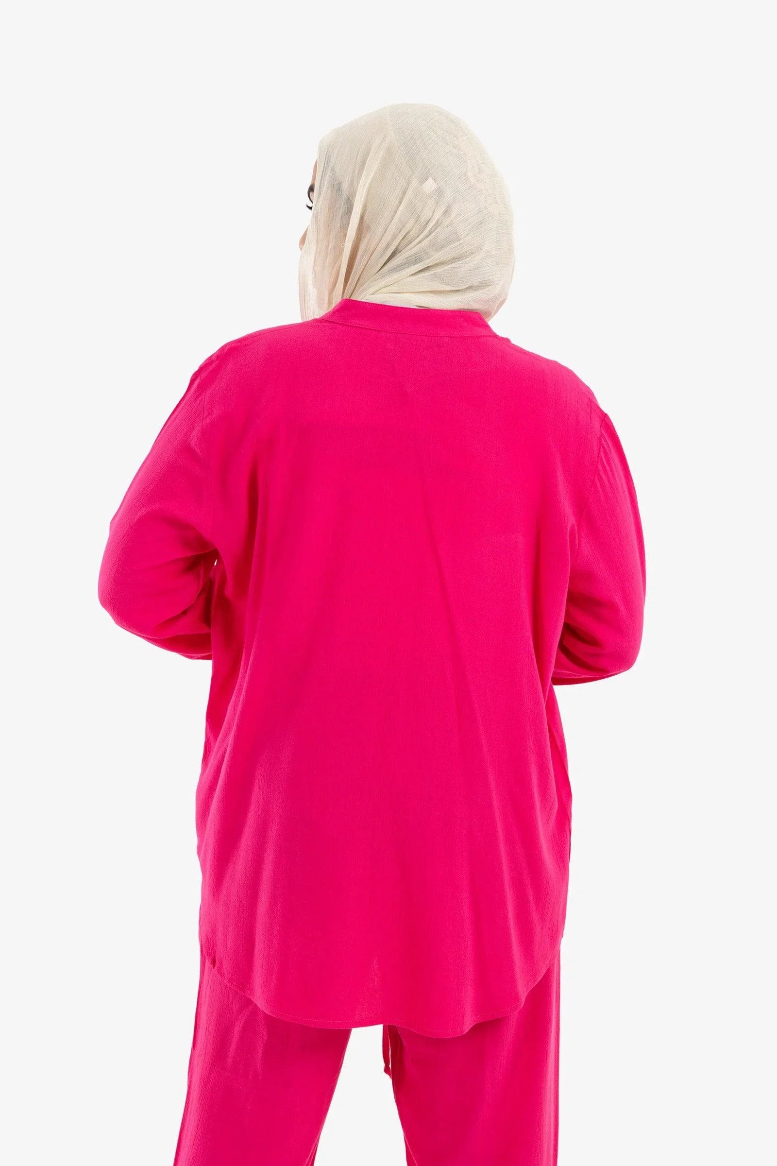 Clue - Blouse with Stand Collar 2