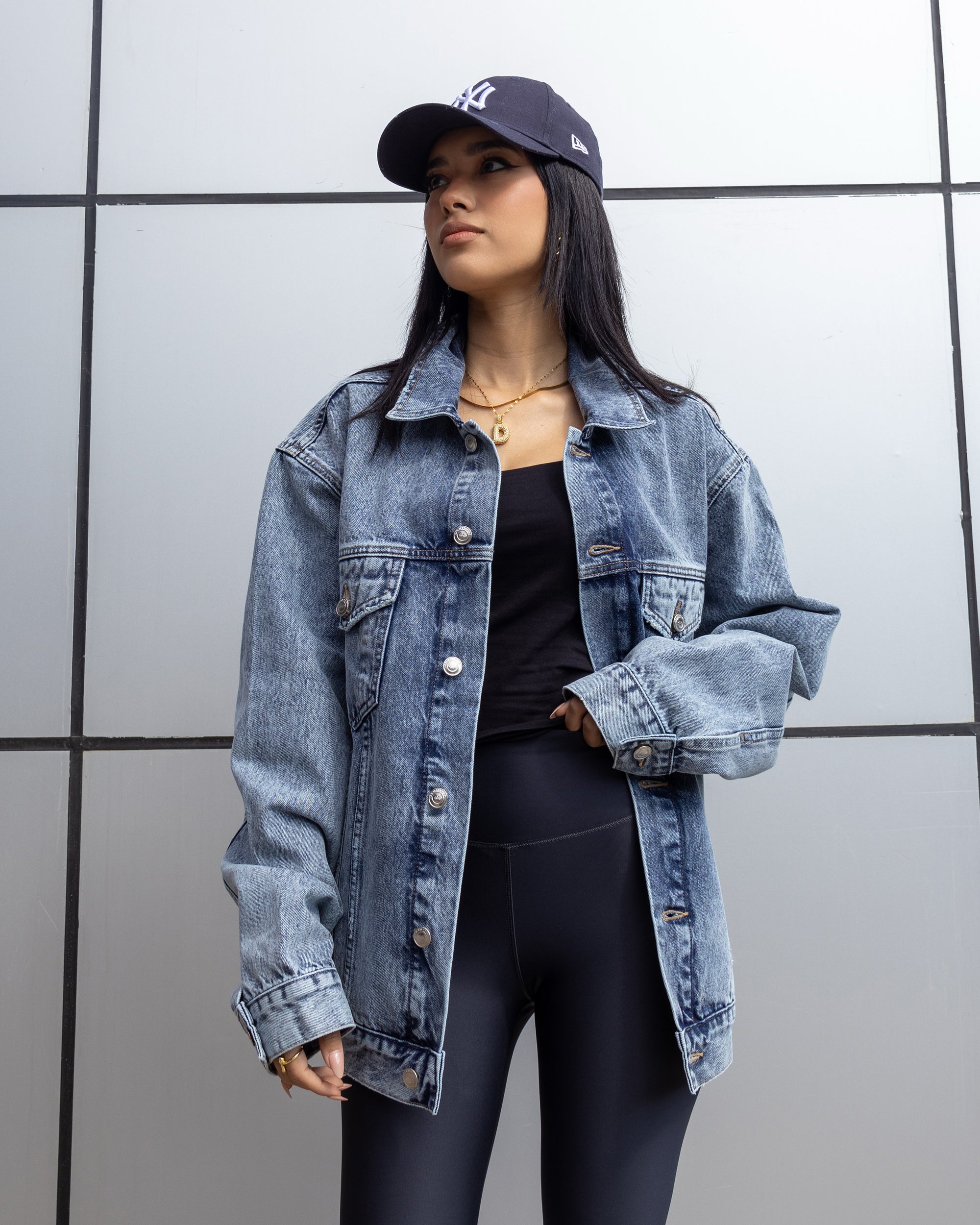 Women Denim Jacket - Light Blue - NAS Trends 1