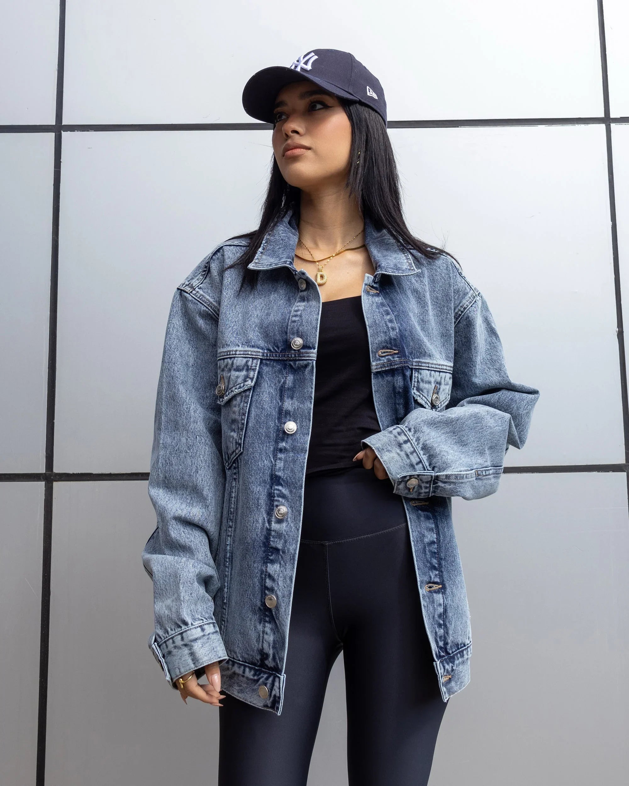 Women Denim Jacket - Light Blue - NAS Trends 1