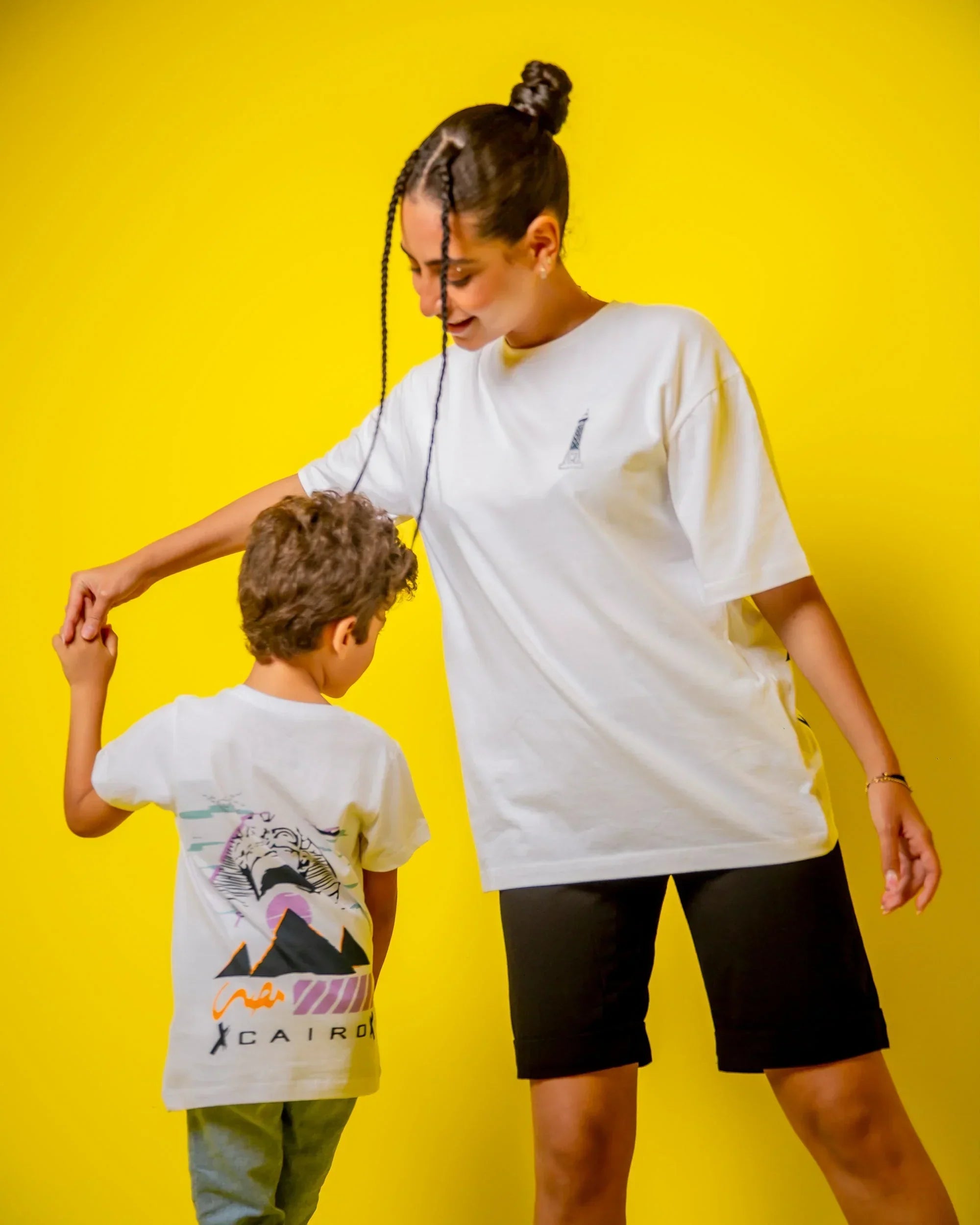 Abo el hol Unisex Oversized SS T-Shirt - Off White - NAS Trends - Babazzaro