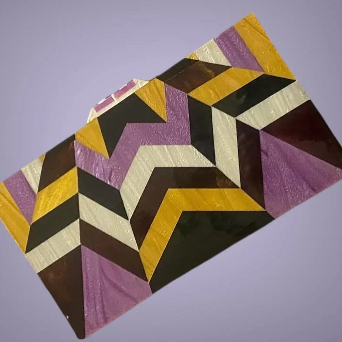 The Mother of pearl -Zigzag Elegance Bag - The Concept Store 1