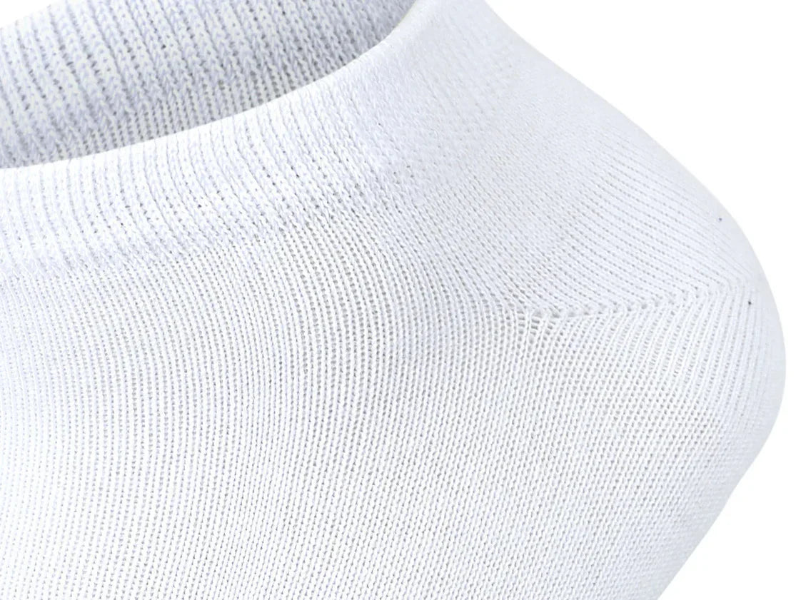 Men Set Of 3 Ankle Plain Socks White - Sam Socks - Babazzaro
