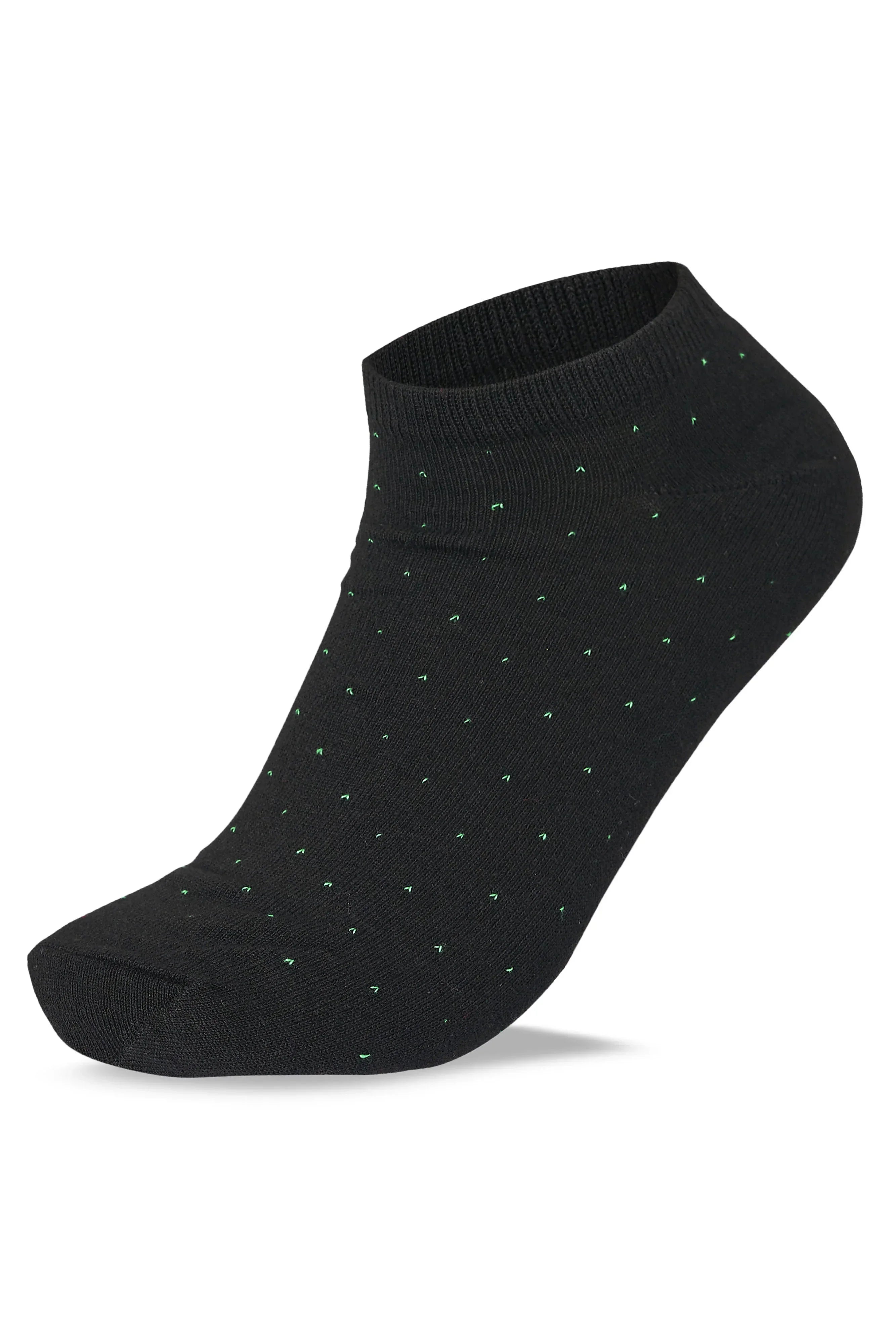 Men Set Of 3 Ankle Dots Casual Socks ( Black-Grey-White ) - Sam Socks - Babazzaro
