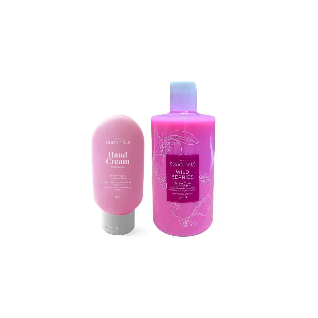 Shower Cream Wild Berries & Hand Cream Wild Berries - Essentials - Babazzaro