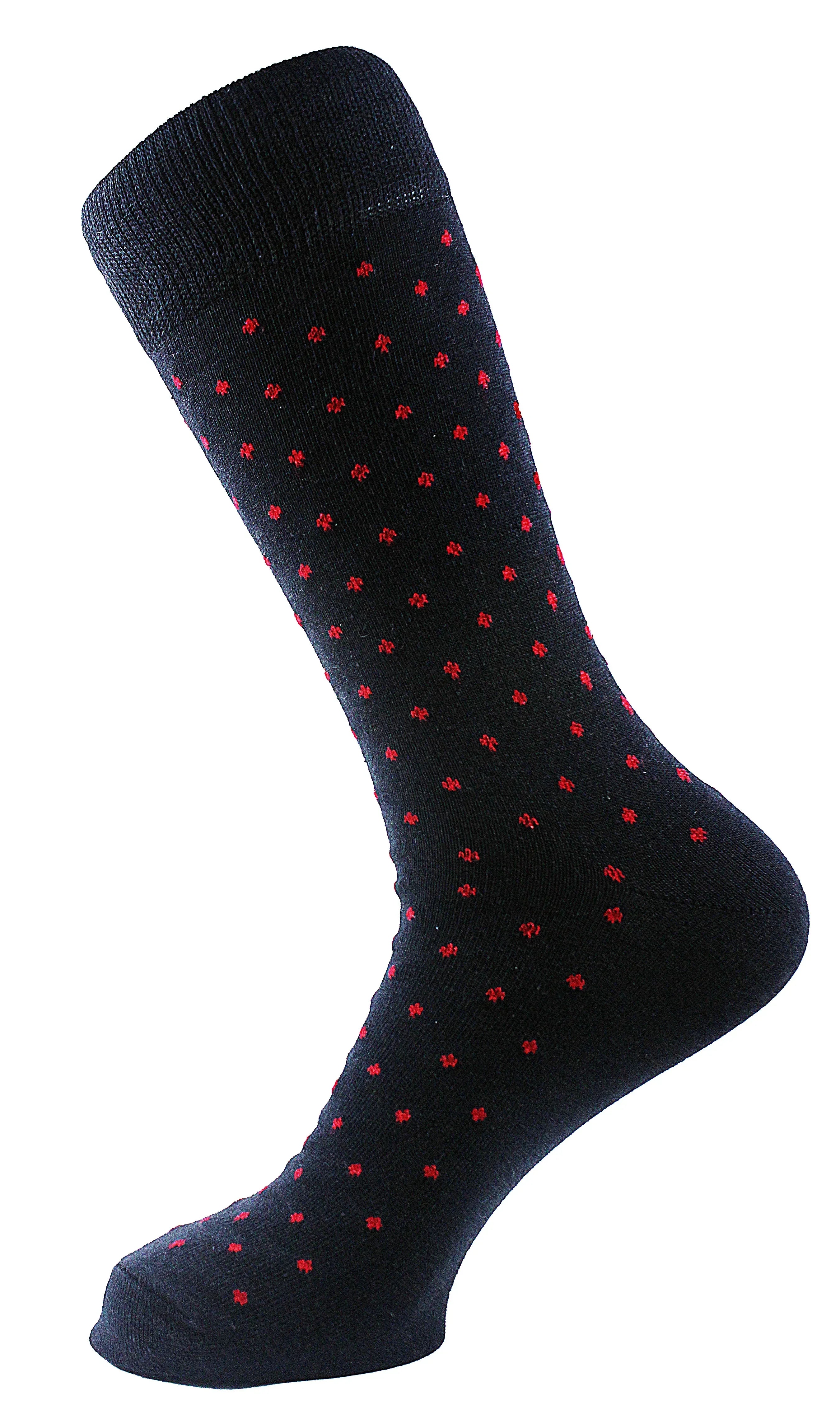 Men Set Of 3 Classic Socks Dots Multicolour - Sam Socks - Babazzaro
