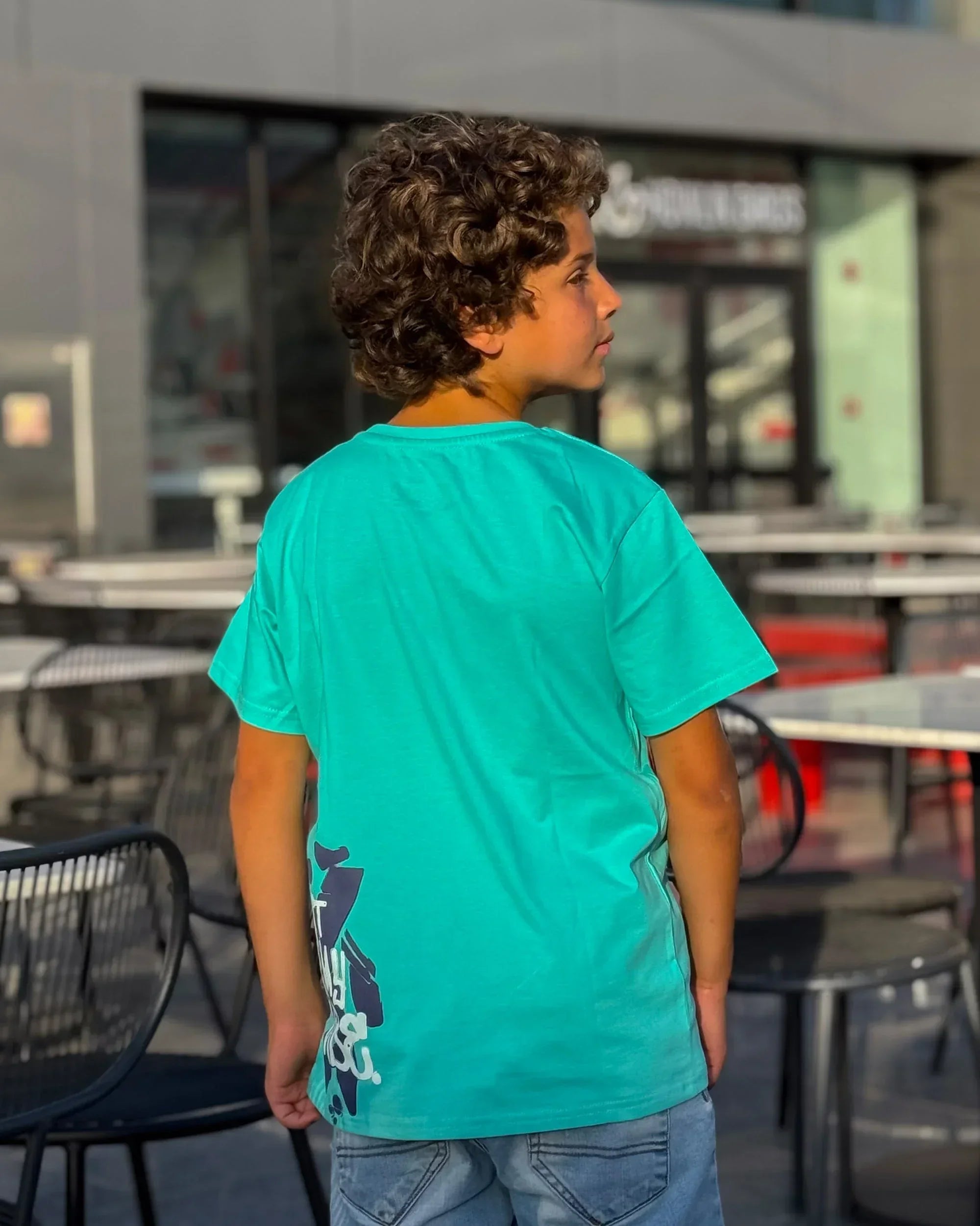 Vibe Kids SS T-Shirt - Mint Green - NAS Trends - Babazzaro