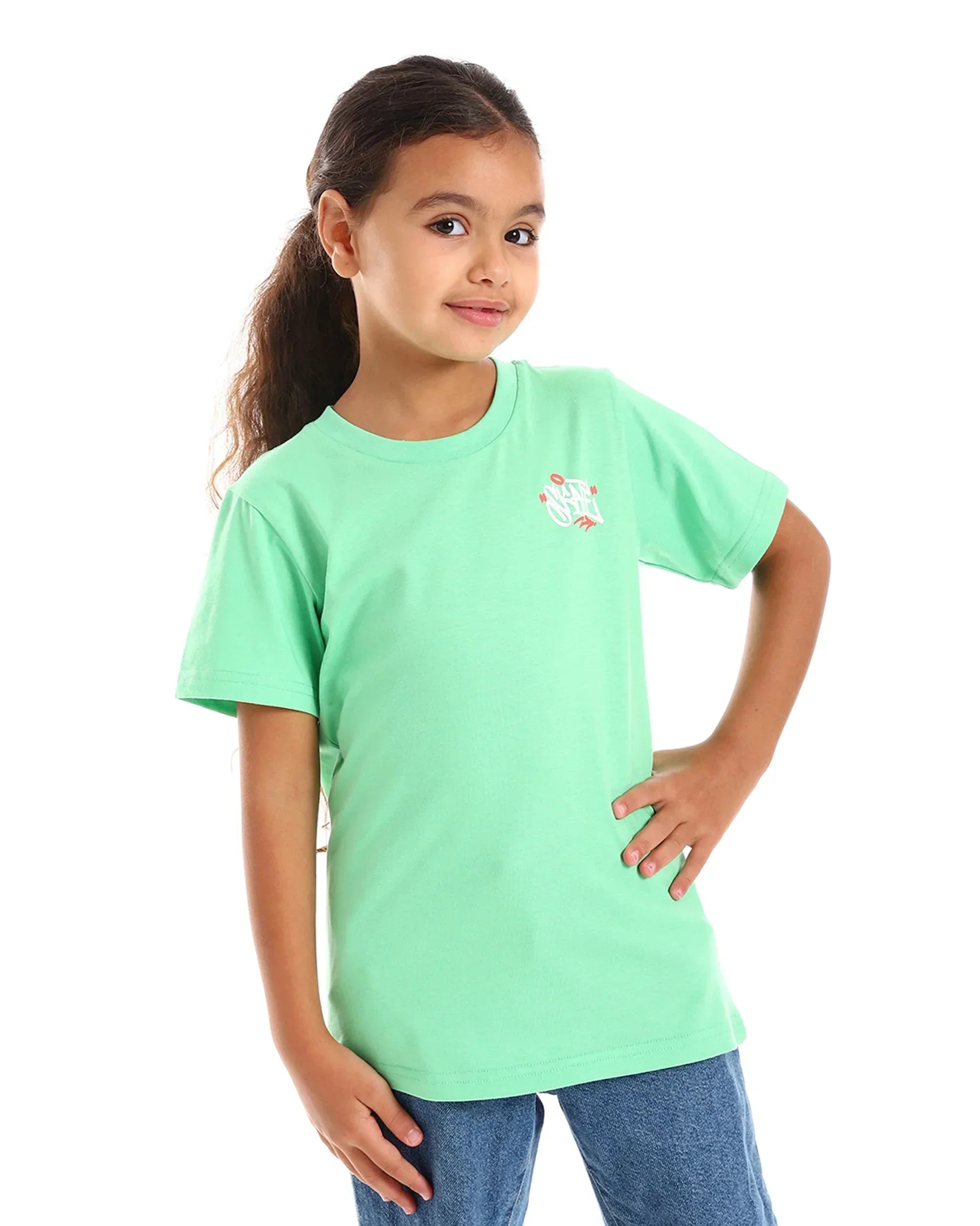 Skate Kids SS T-Shirt - Apple Green - NAS Trends - Babazzaro