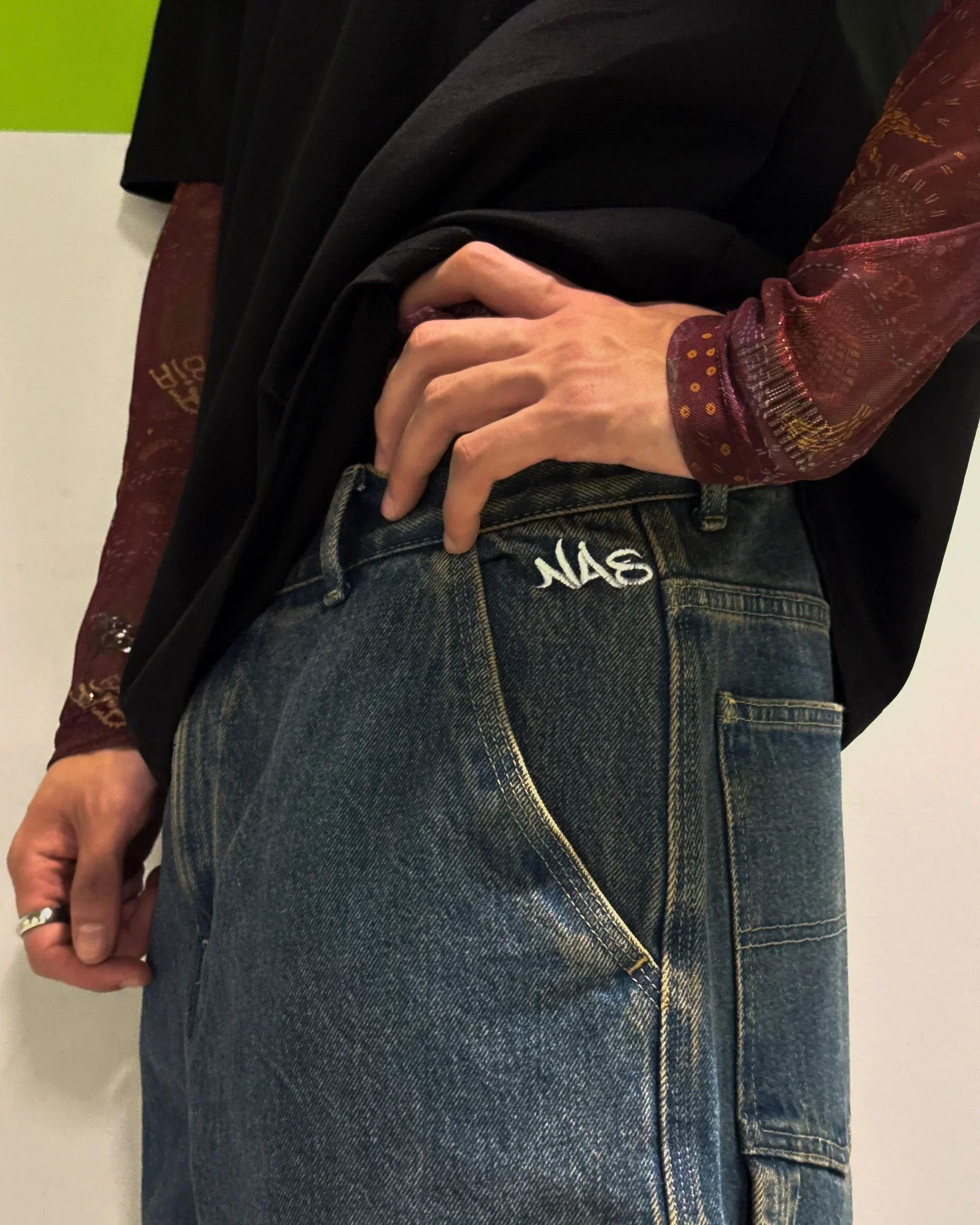 Carpenter Denim Pant - Dirty Grey - NAS Trends - Babazzaro