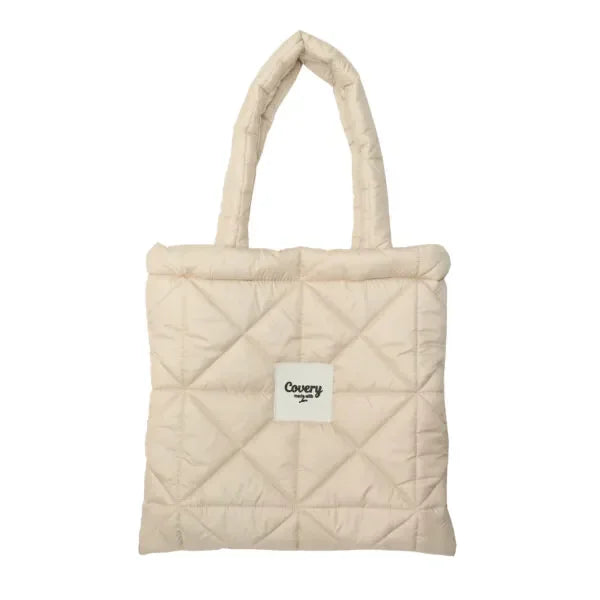 Begie Puffy Tote Bag - Covery - Babazzaro