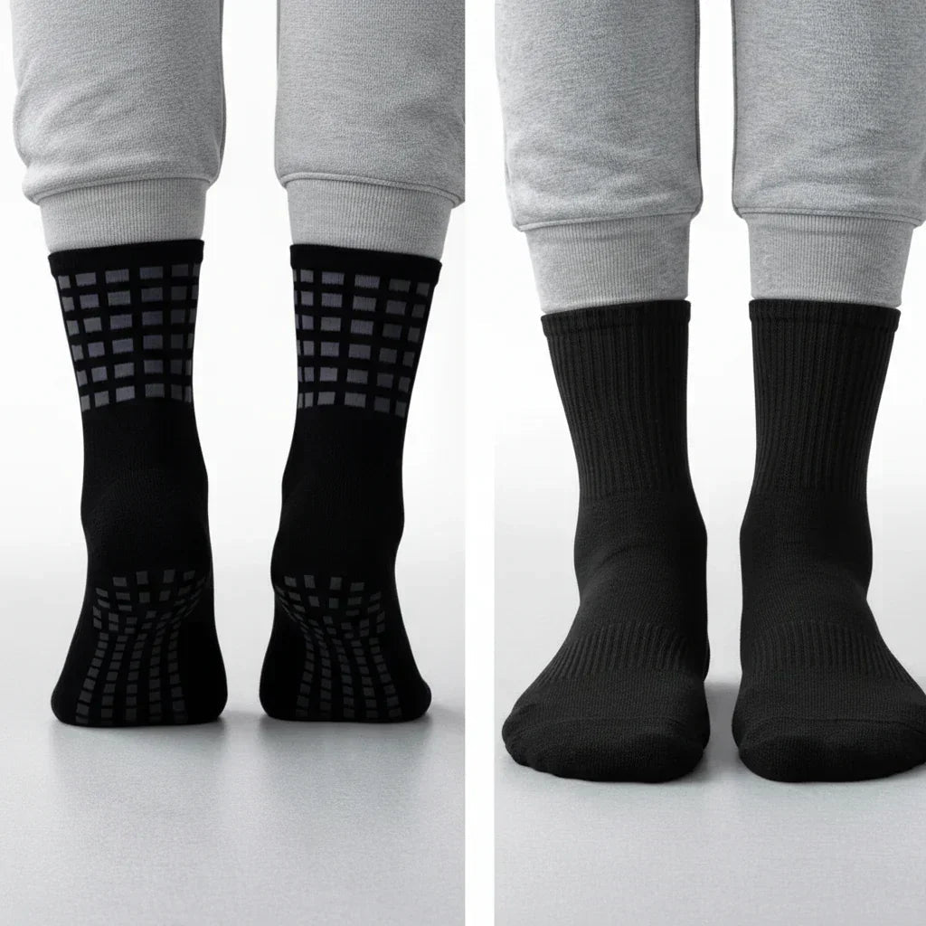 3 Feathers - Umra/Sports Anti Slip Long Cotton Socks - 3Feathers Cotton Socks - Babazzaro