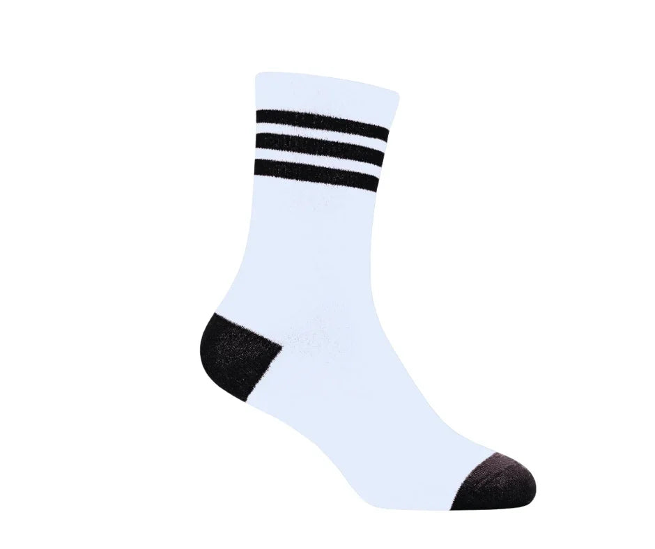 3 Feathers Cotton High Ankle Sportive Socks Free Size Fits 40 - 45 for Men 4