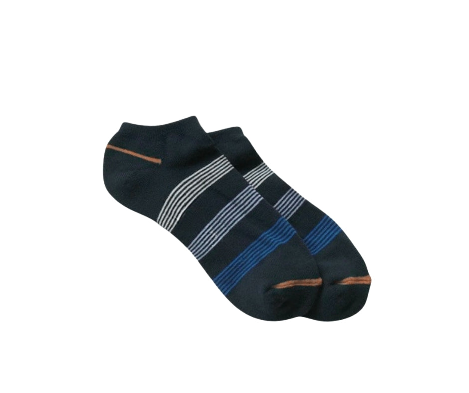 3 Feathers Cotton Ankle Socks Free Size Fits 40 - 45 for Men Multicolor