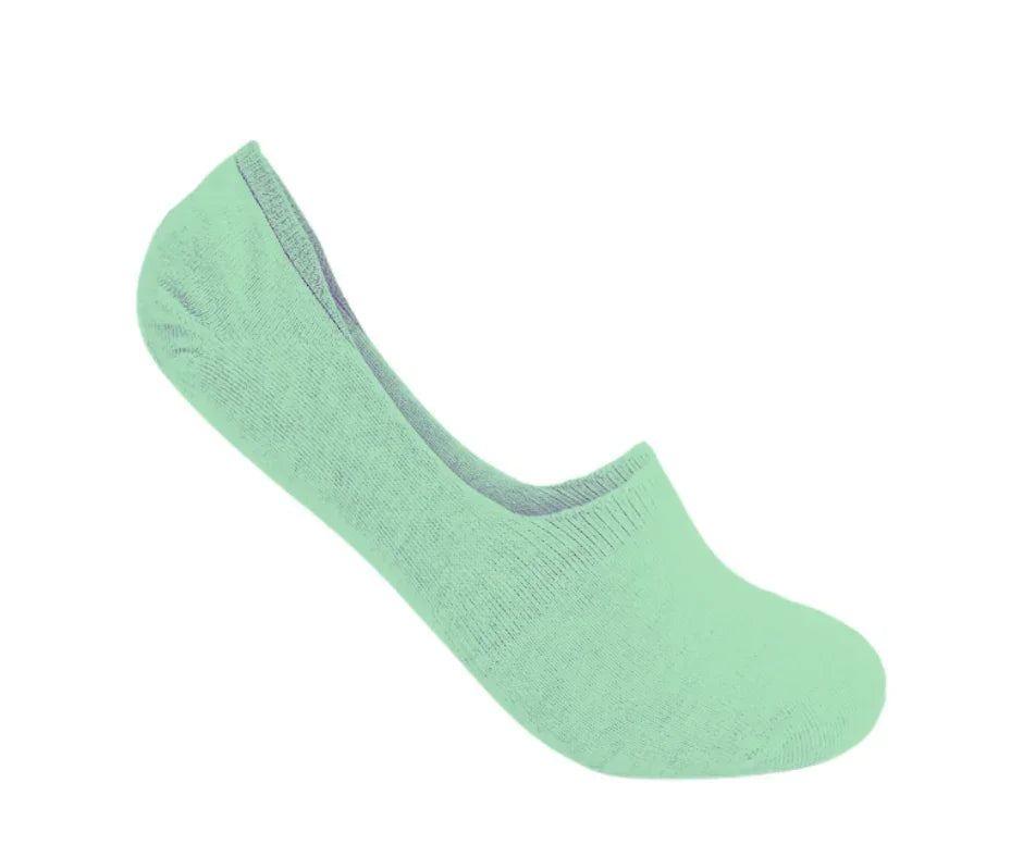 3 Feathers Invisible Antislip Cotton Socks Free Size Fits 36 - 41 for Women 6