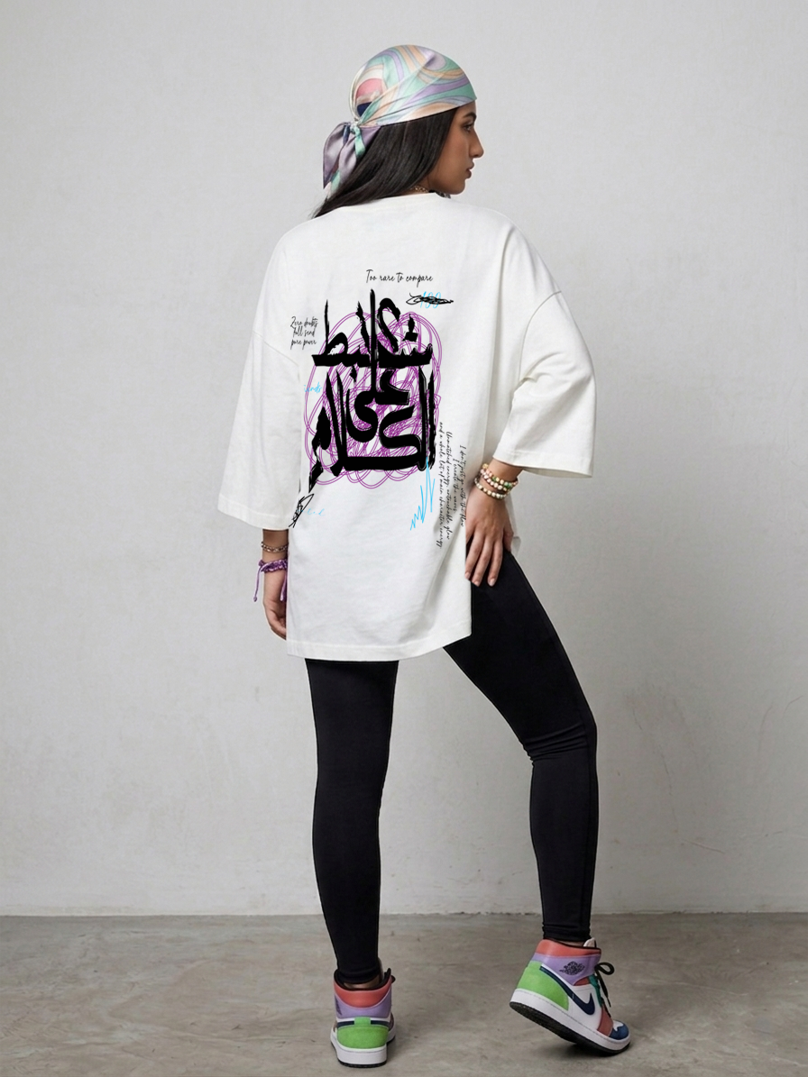 Khalsana Women LS T-Shirt - Off White - NAS Trends 2