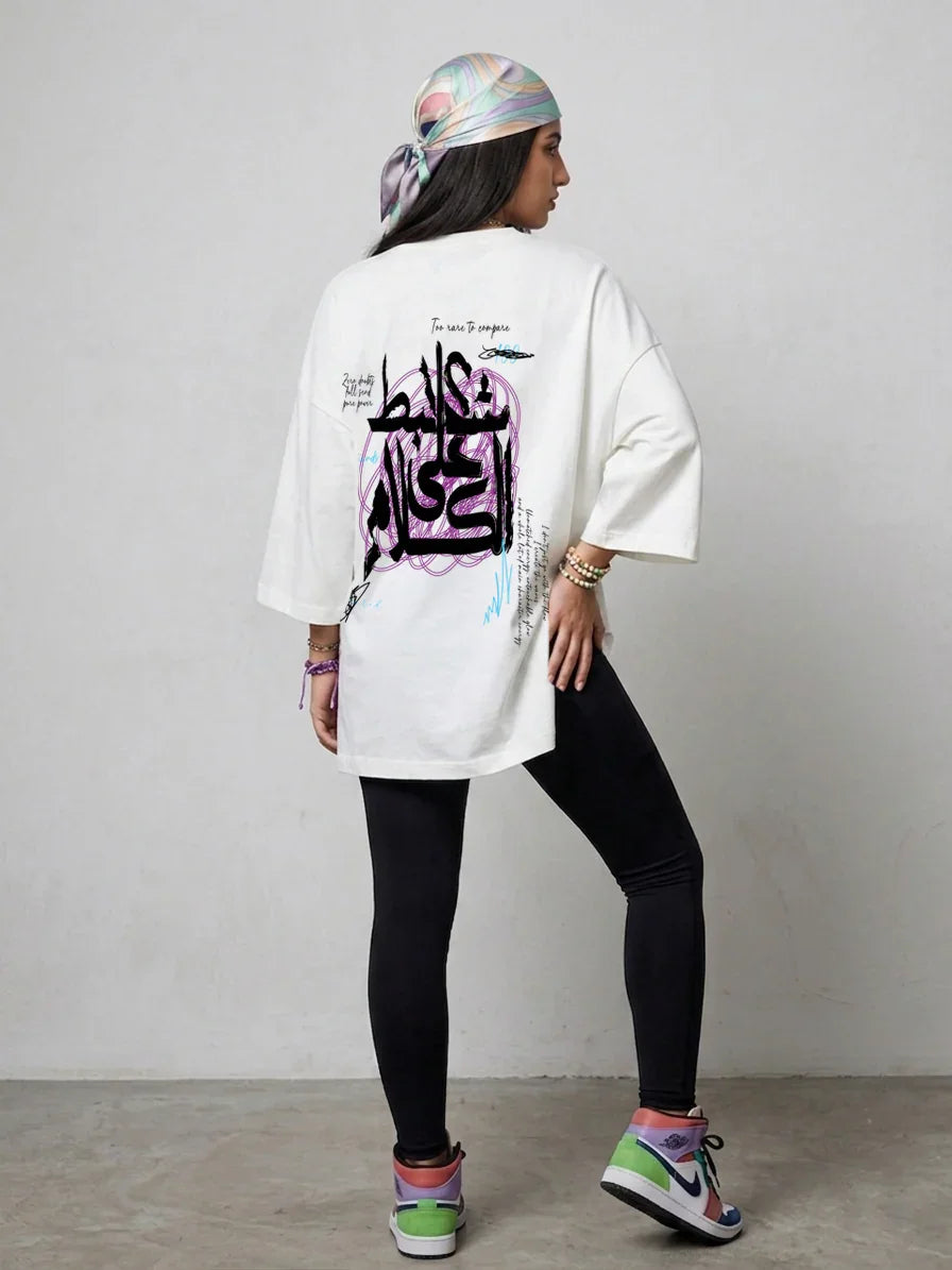Khalsana Women LS T-Shirt - Off White - NAS Trends 2