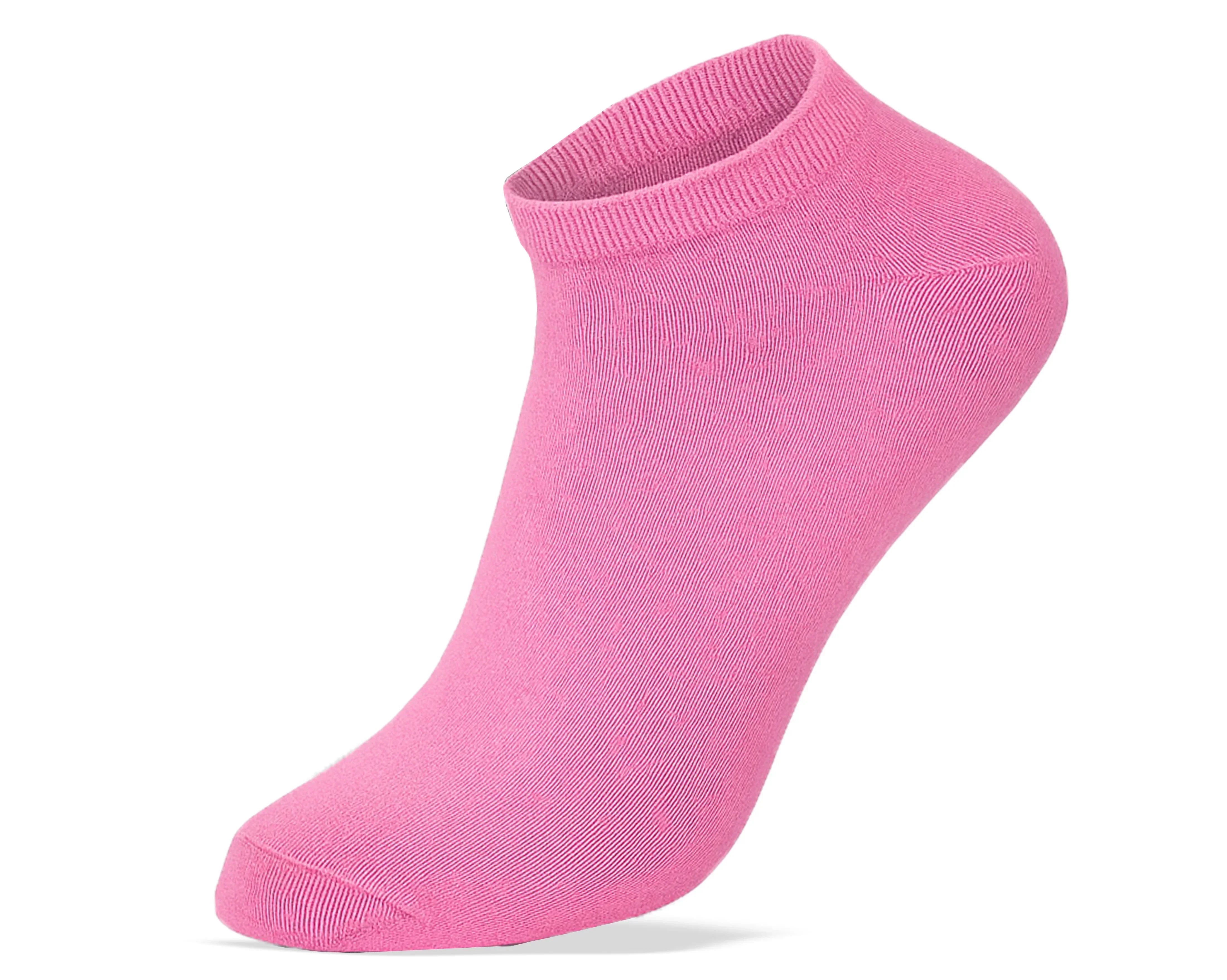 Women Set Of 3 Ankle Socks Black-Grey-Pink - Sam Socks - Babazzaro