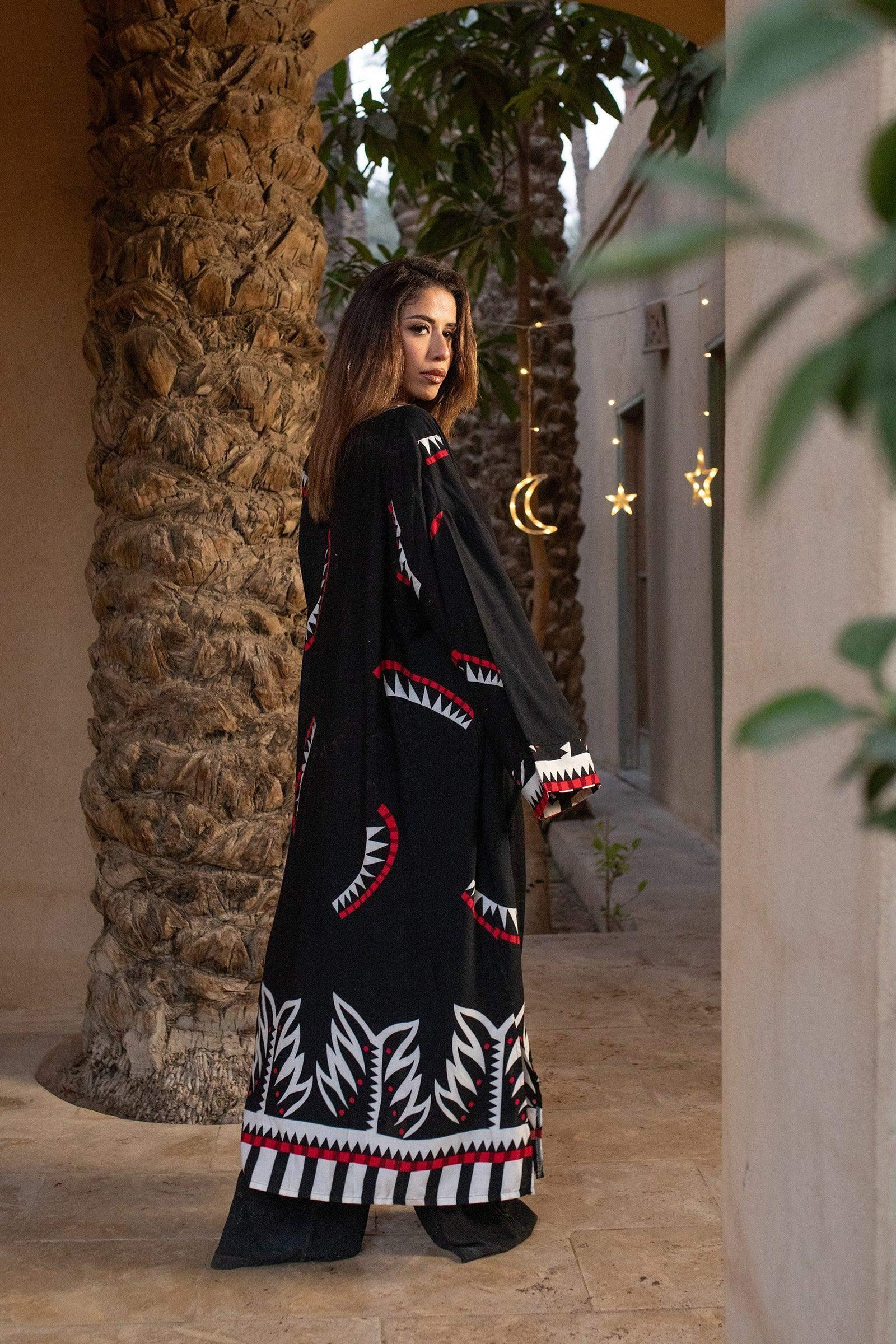 Carina - Tribal Printed Kimono 1