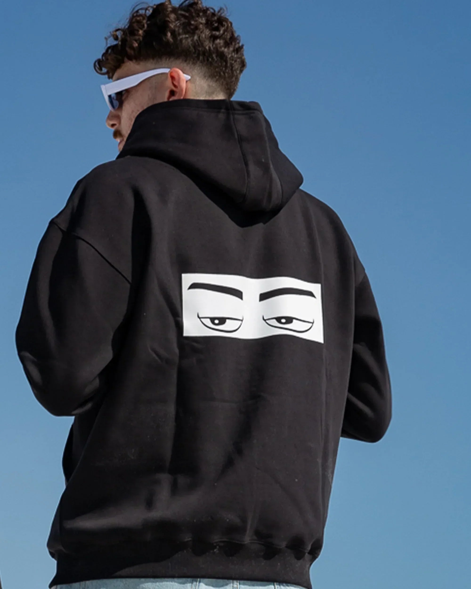 Ma3lesh Unisex Oversized Hoodie - Black - NAS Trends - Babazzaro