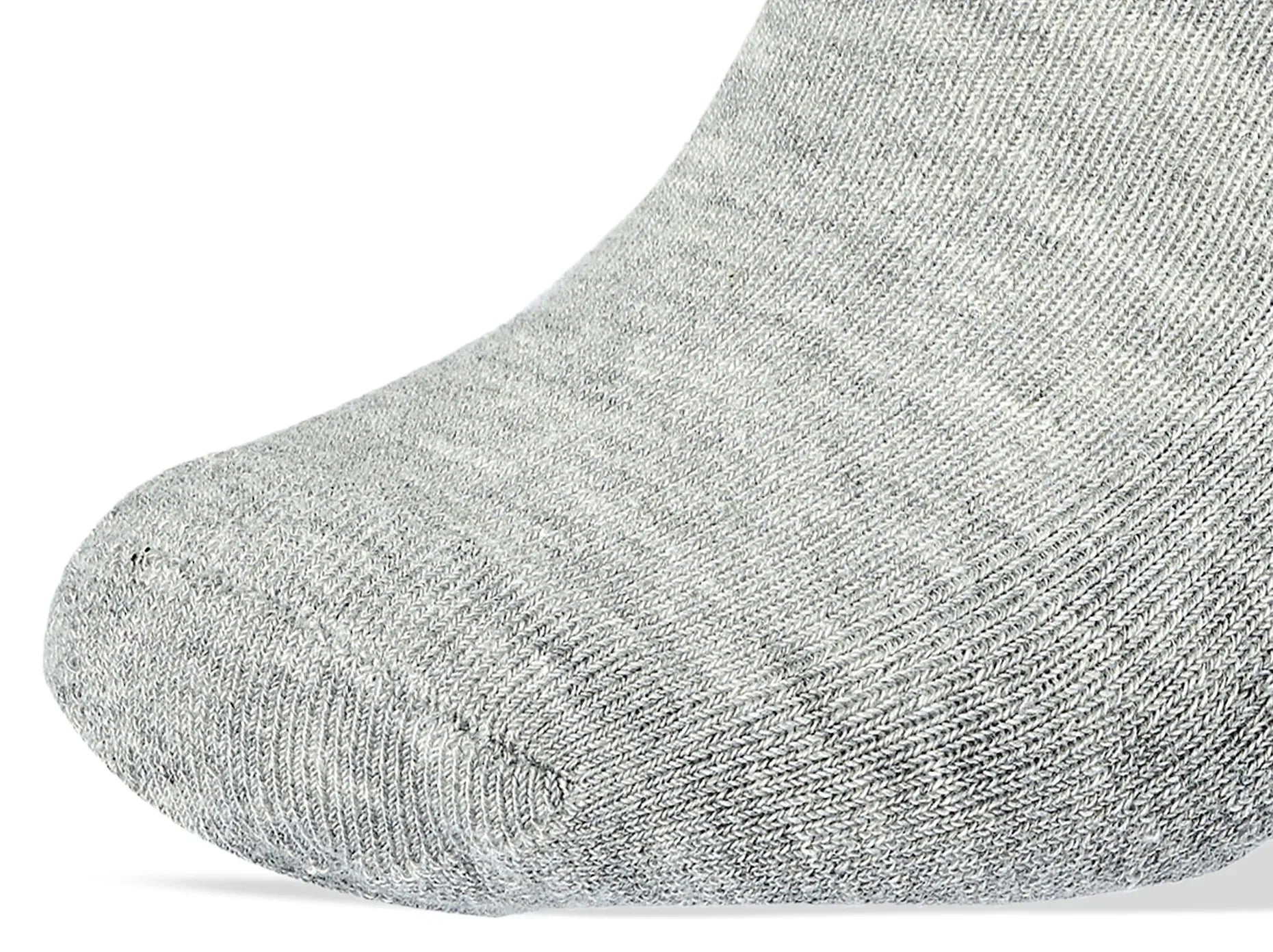 Men Set Of 3 Half Terry Ankle Plain Socks Grey - Sam Socks - Babazzaro