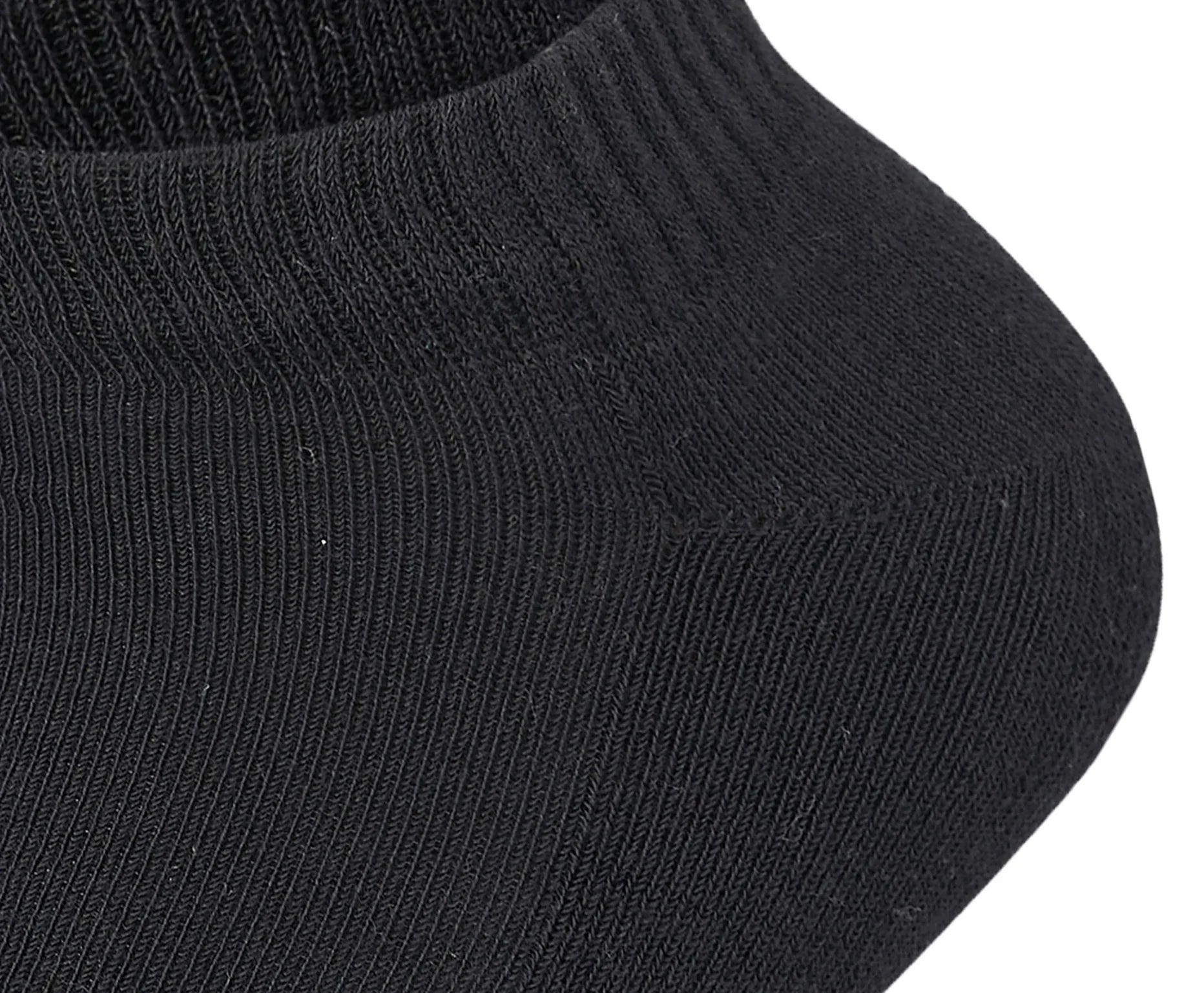 Sam Socks - Women Set Of 3 Half Terry Ankle Socks Plain Black 2