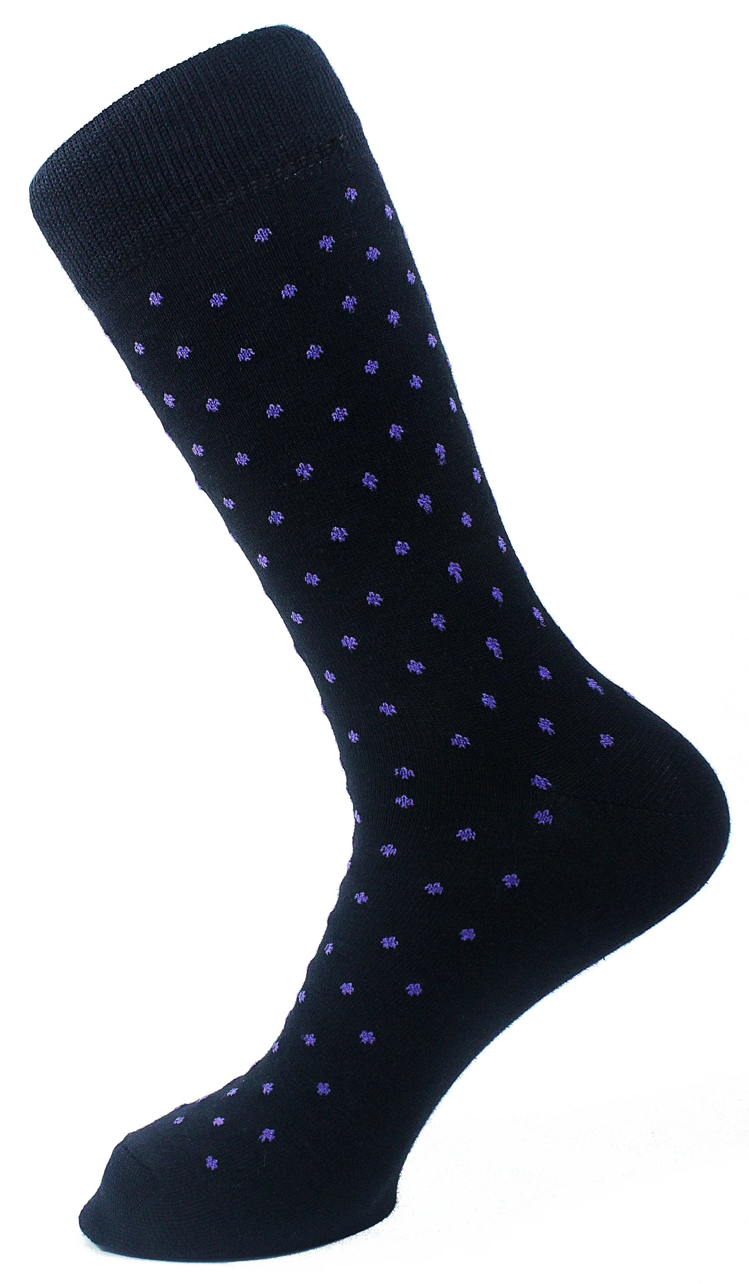 Men Set Of 3 Classic Socks Dots Multicolour - Sam Socks - Babazzaro