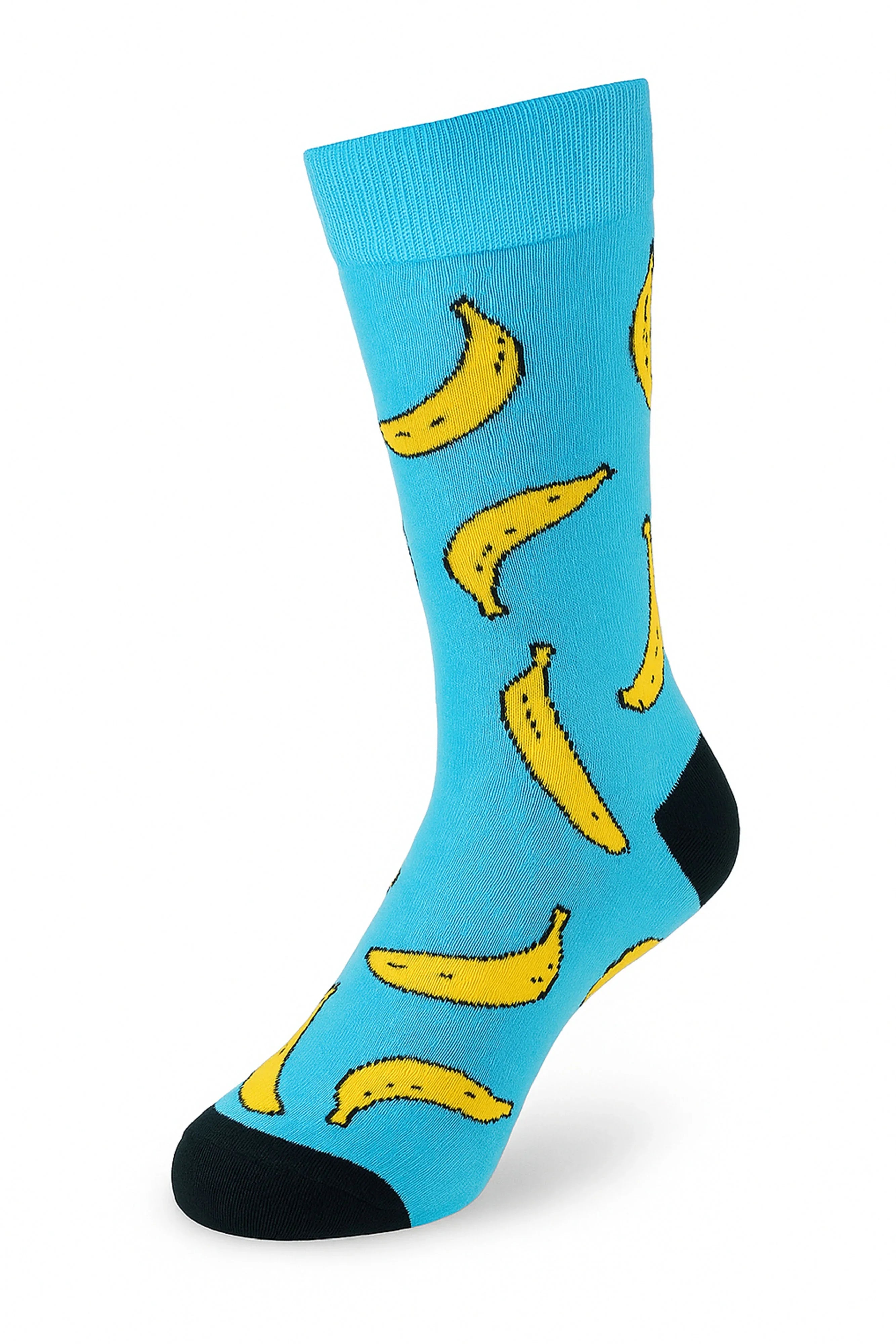 Sam Socks - Men Set Of 3 Casual Fruit Banana Socks Multicolour 4