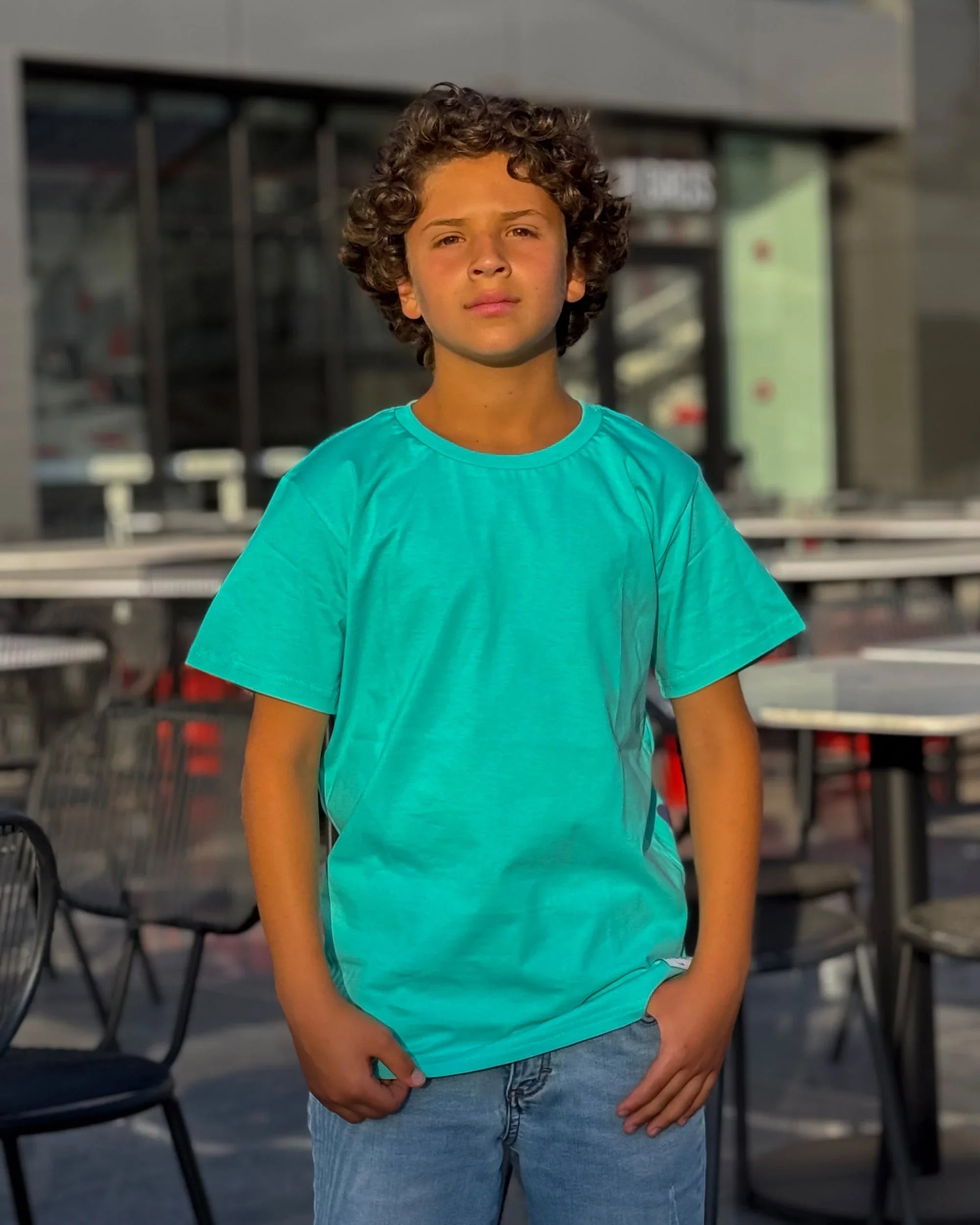 NAS Trends - Vibe Kids SS T-Shirt - Mint Green 1