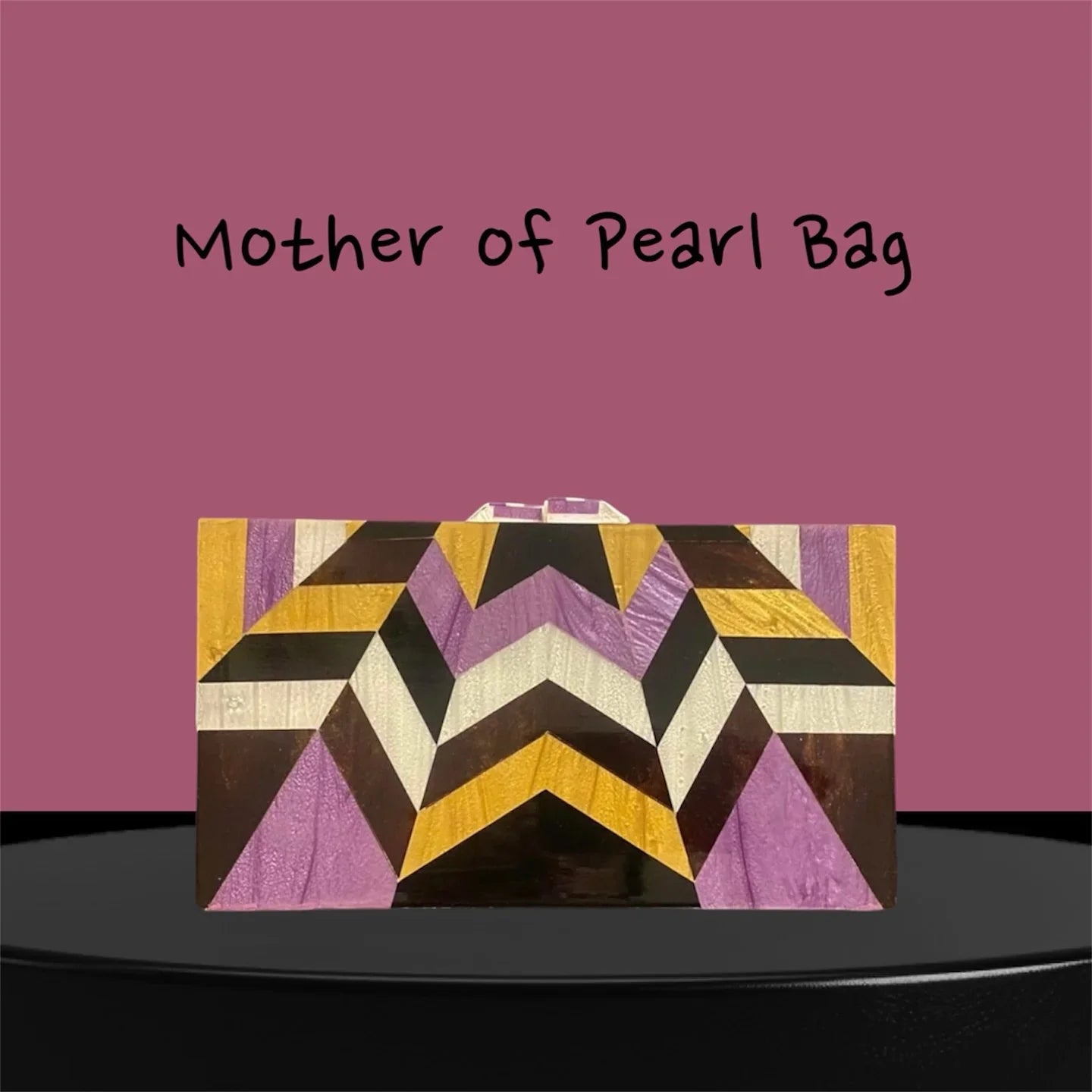 The Concept Store - The Mother of pearl -Zigzag Elegance Bag 3
