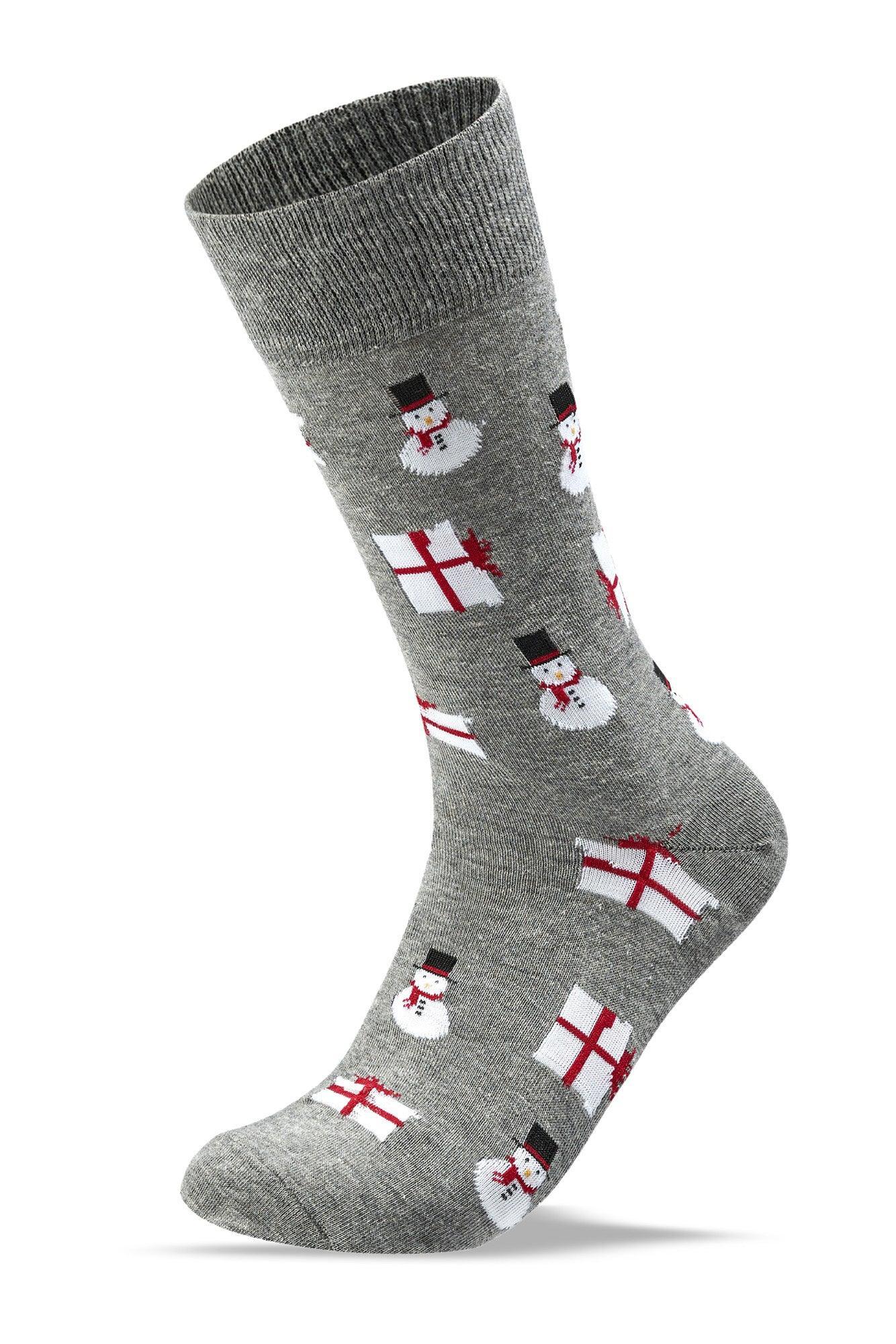 Women Set Of 3 Christmas Gift Pattern Socks Multicolour - Sam Socks - Babazzaro