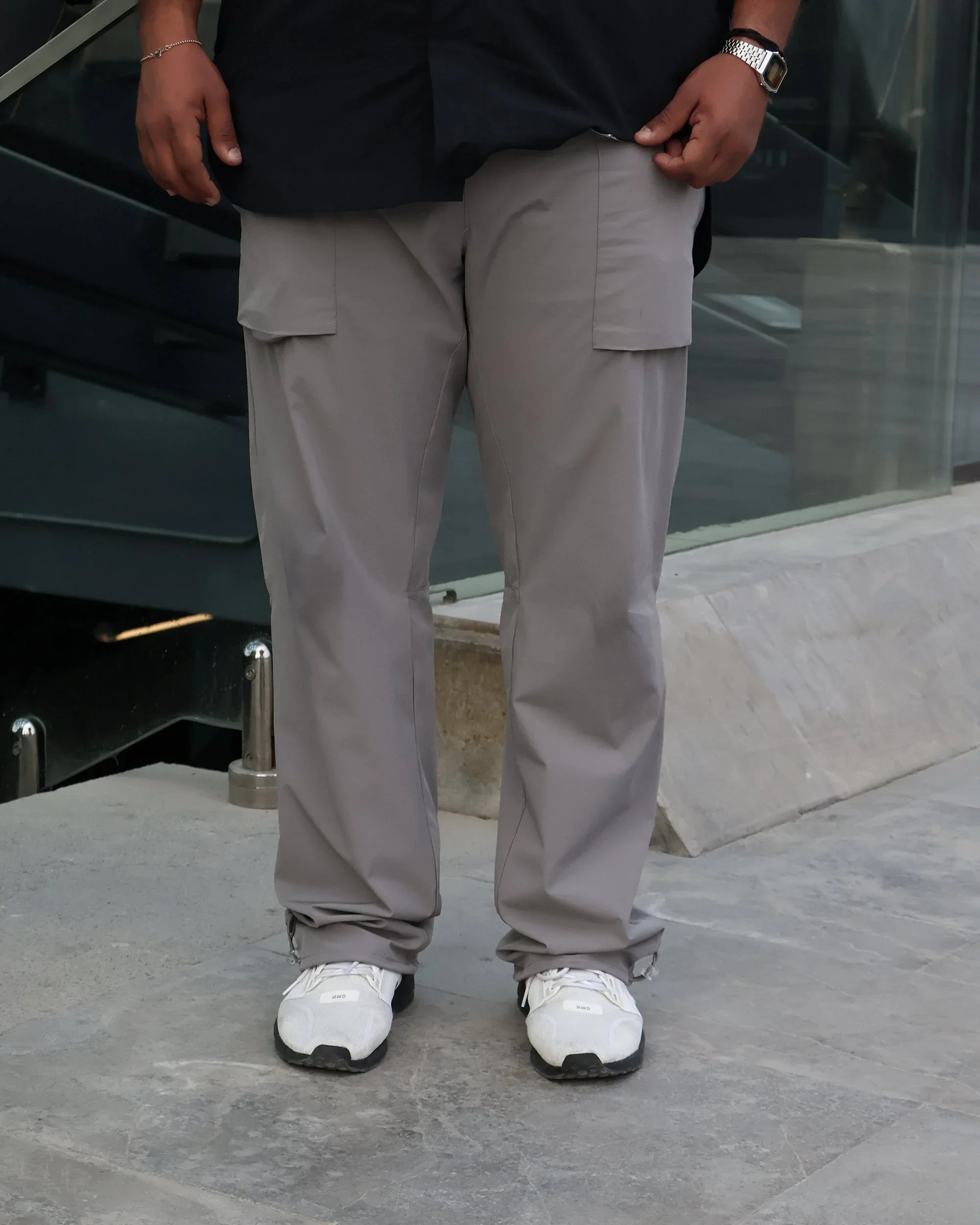 NAS Trends - Basic Men Soft Pants - Grey 1