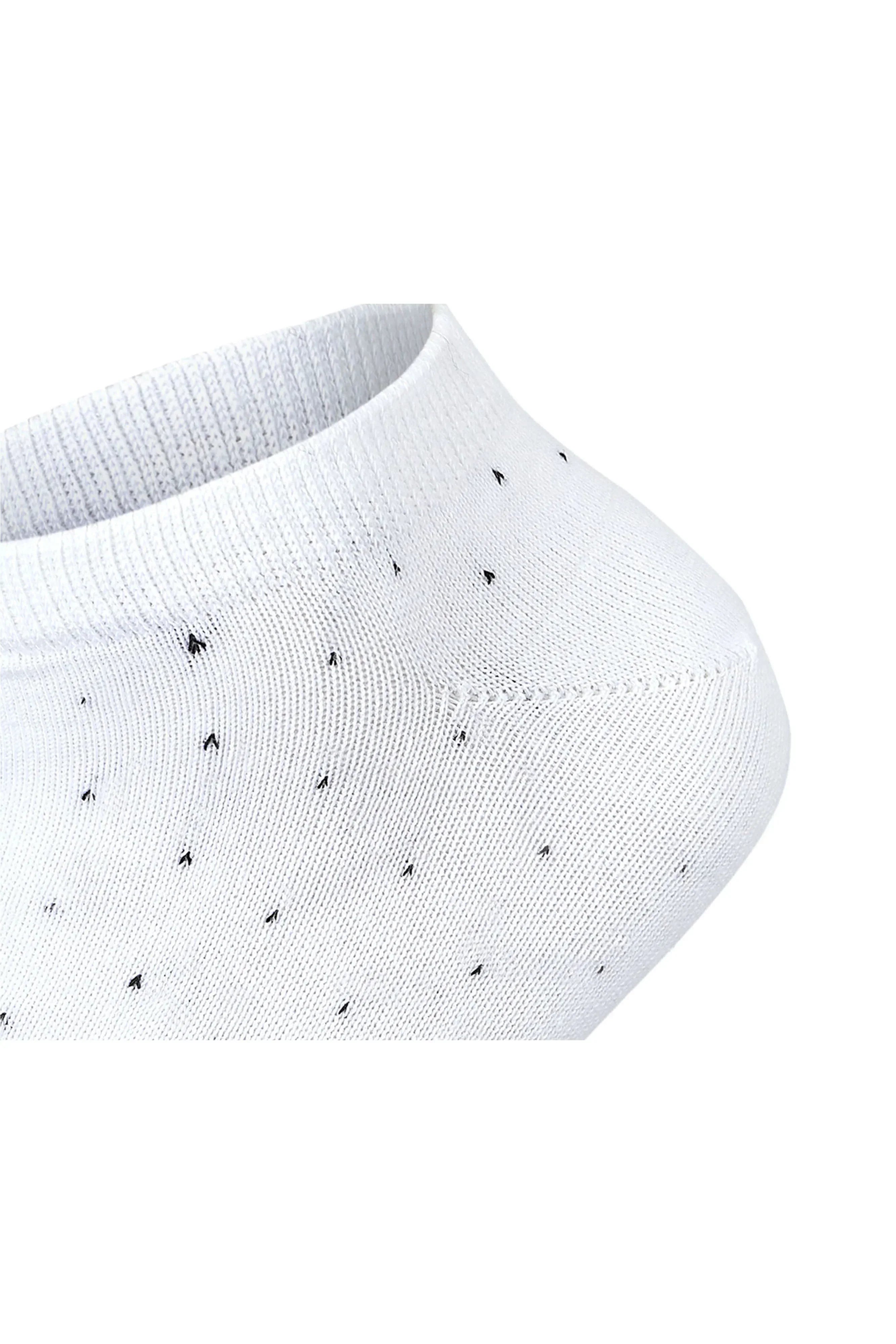 Men Set Of 3 Ankle Dots Casual Socks ( Black-Grey-White ) - Sam Socks - Babazzaro