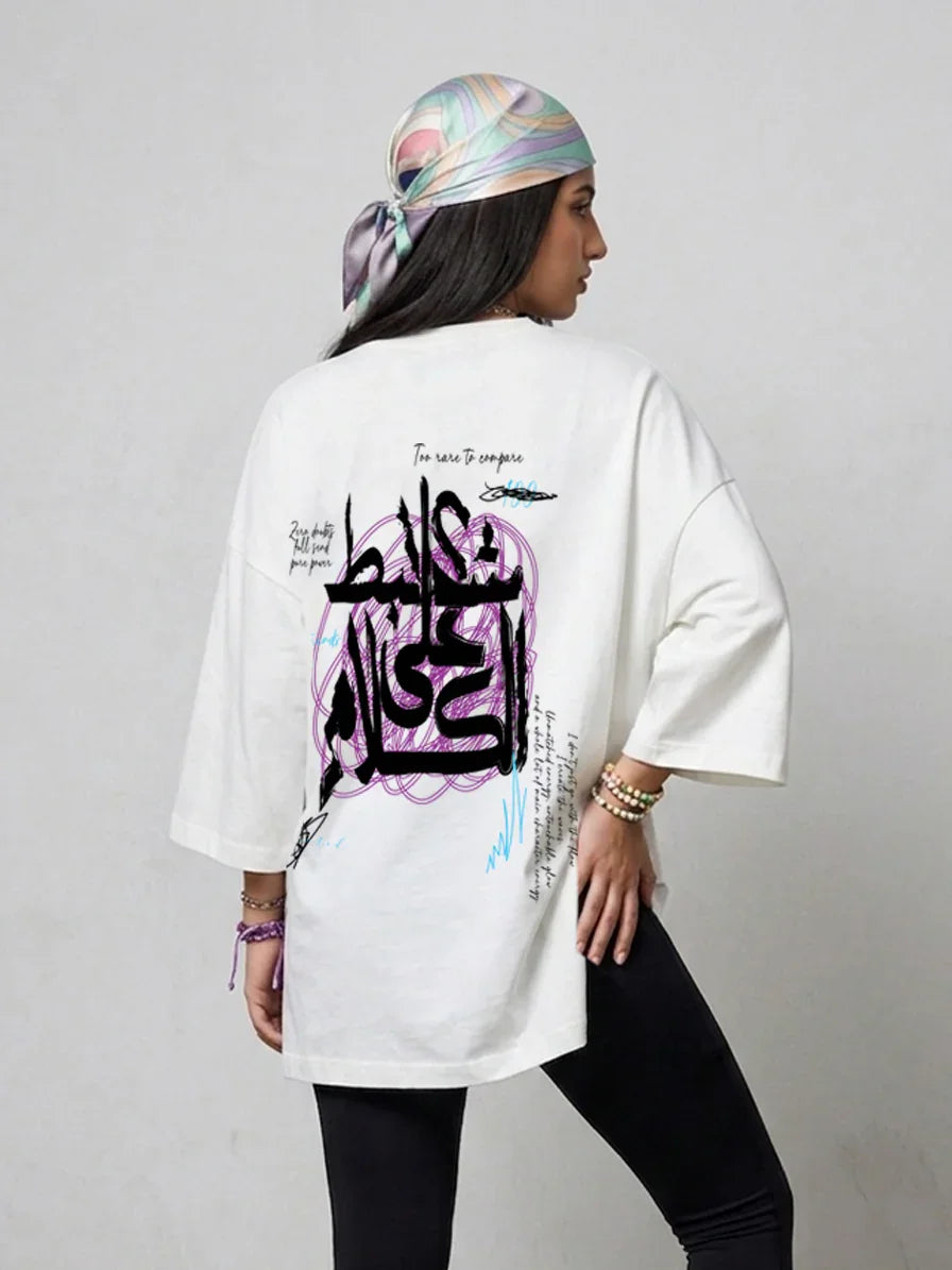 Khalsana Women LS T-Shirt - Off White - NAS Trends 1