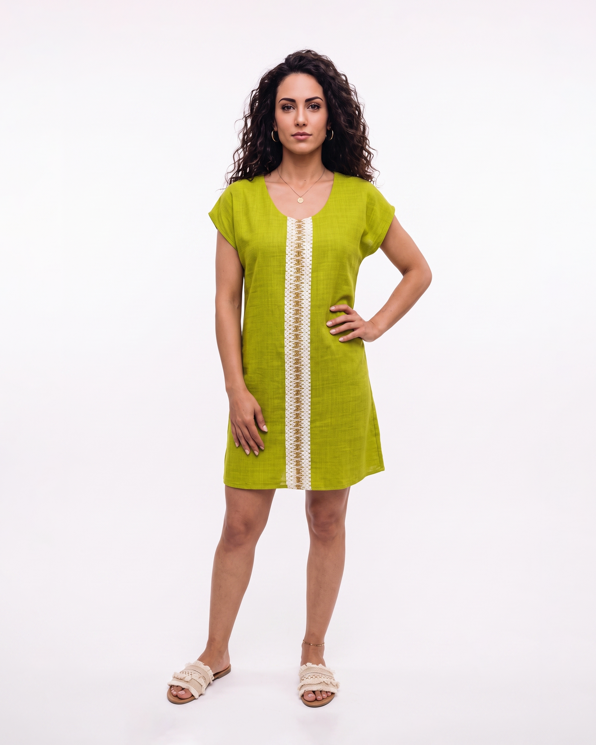 Linen Short Dress - Viva 2