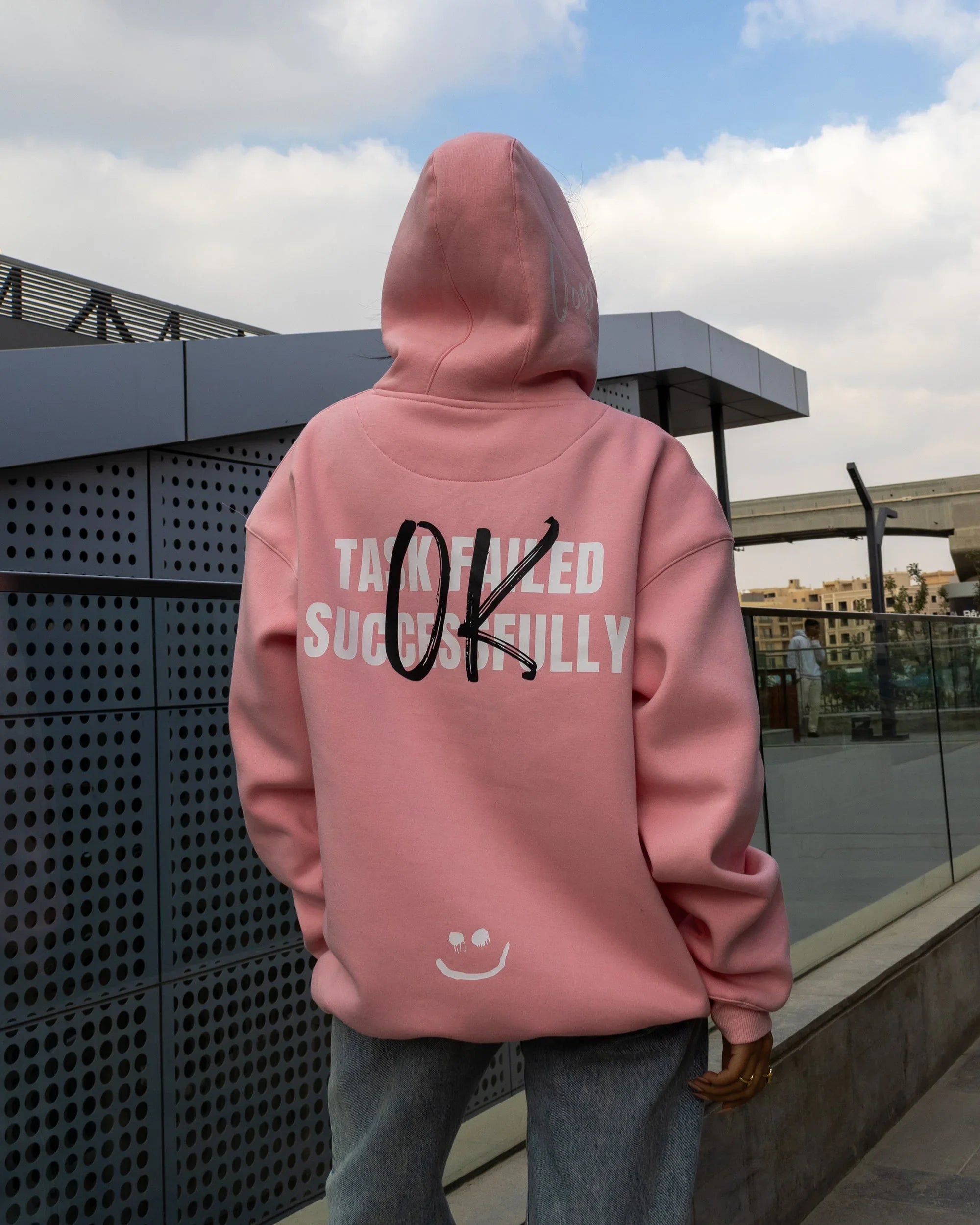 NAS Trends - Successfully Unisex Oversized Hoodie - Rose 2
