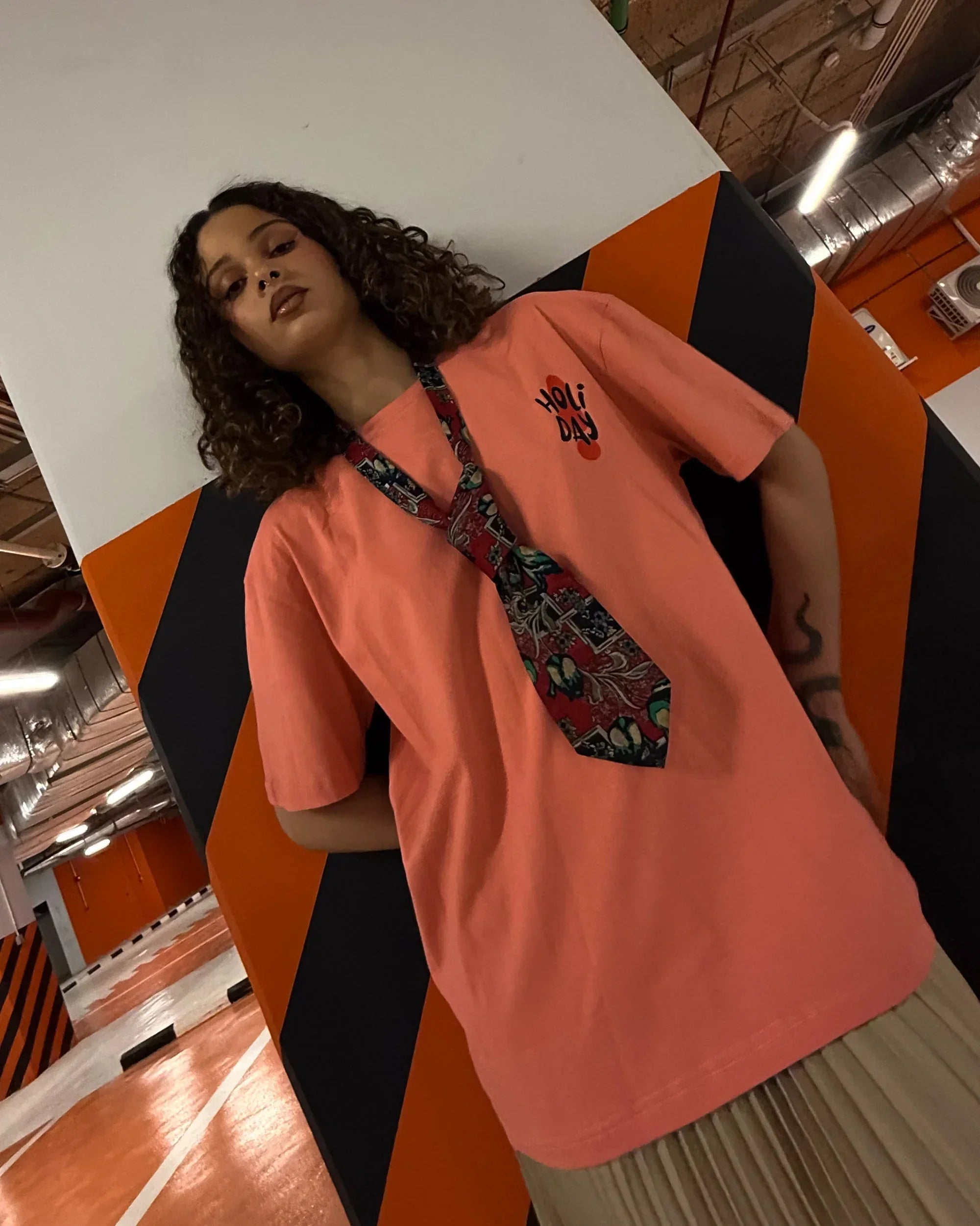 Holiday Records Women Oversized SS T-Shirt - Simon - NAS Trends - Babazzaro