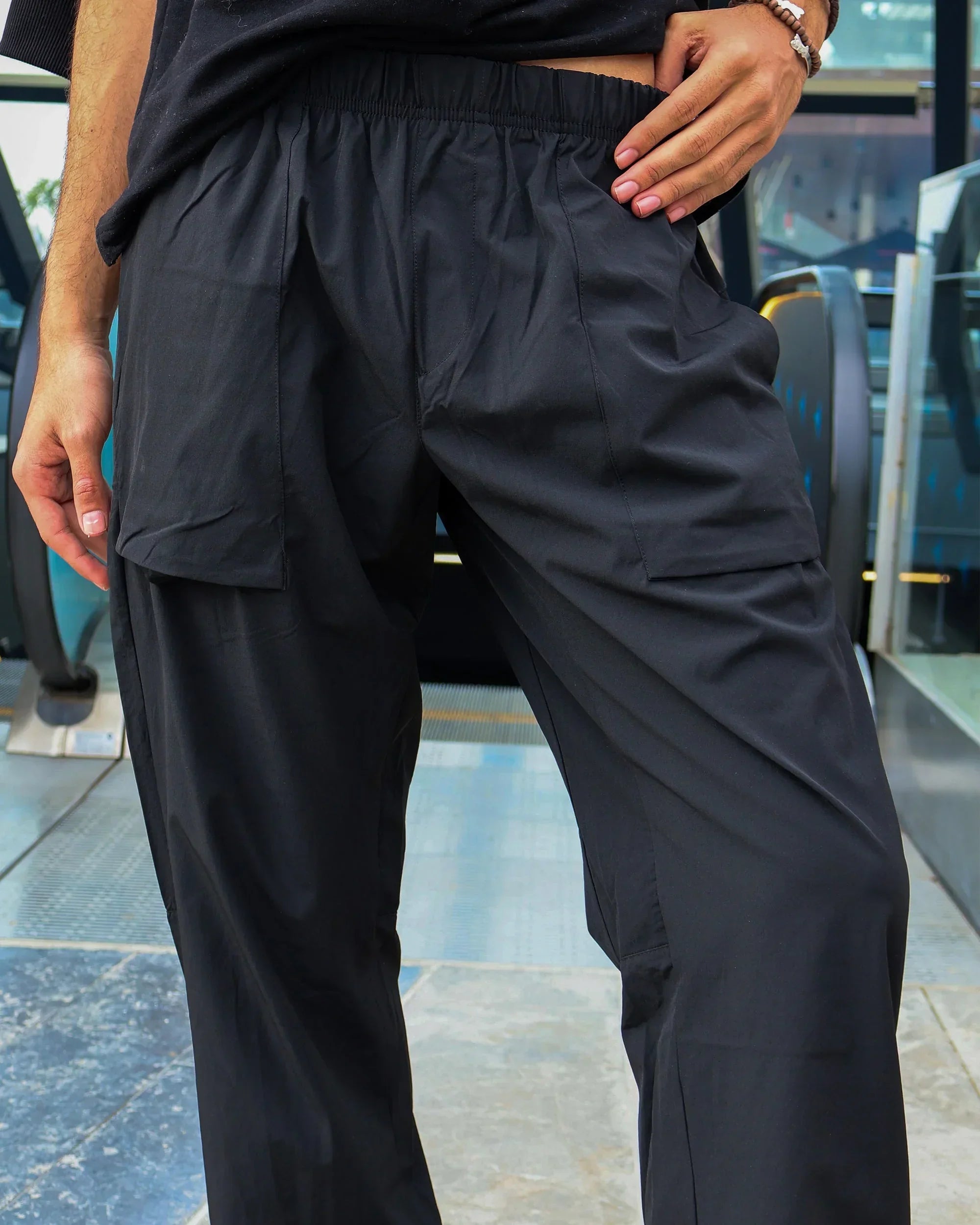 Basic Men Soft Pants - Black - NAS Trends 2