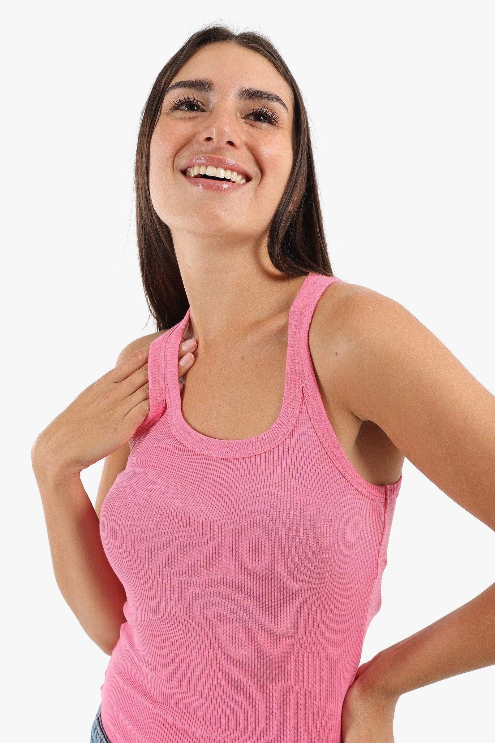 Carina - Plunge Round Neck Top 1