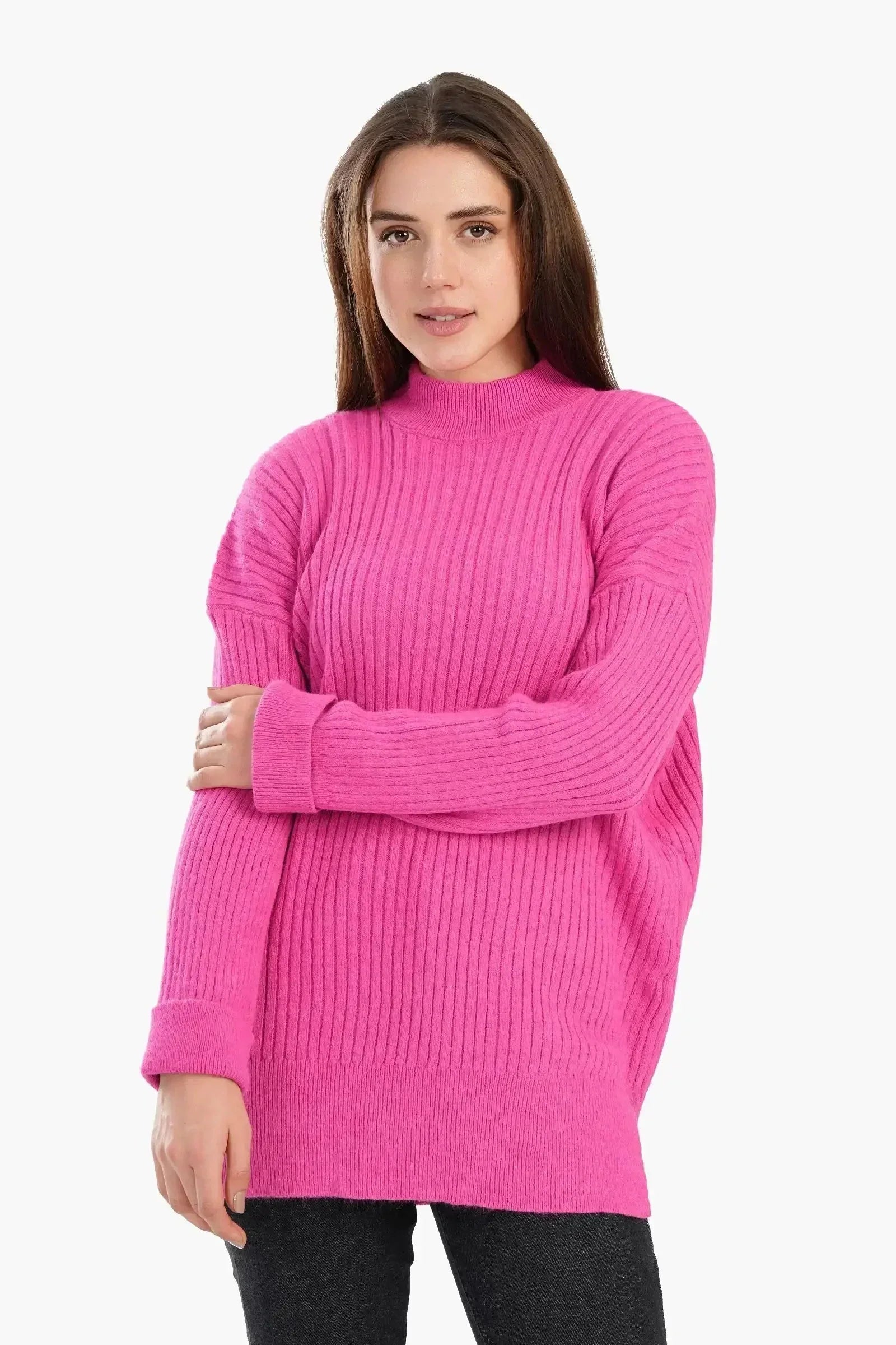 Carina - Relaxed Fit Ribbed Pullover 5