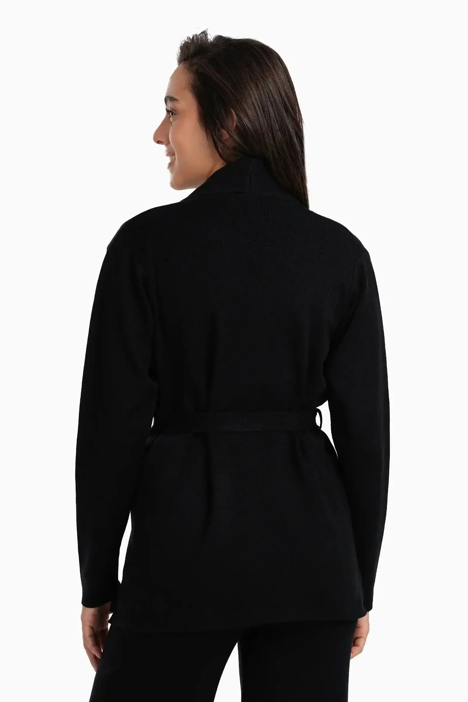 Carina - Lounge Cardigan with Folded Collar 6