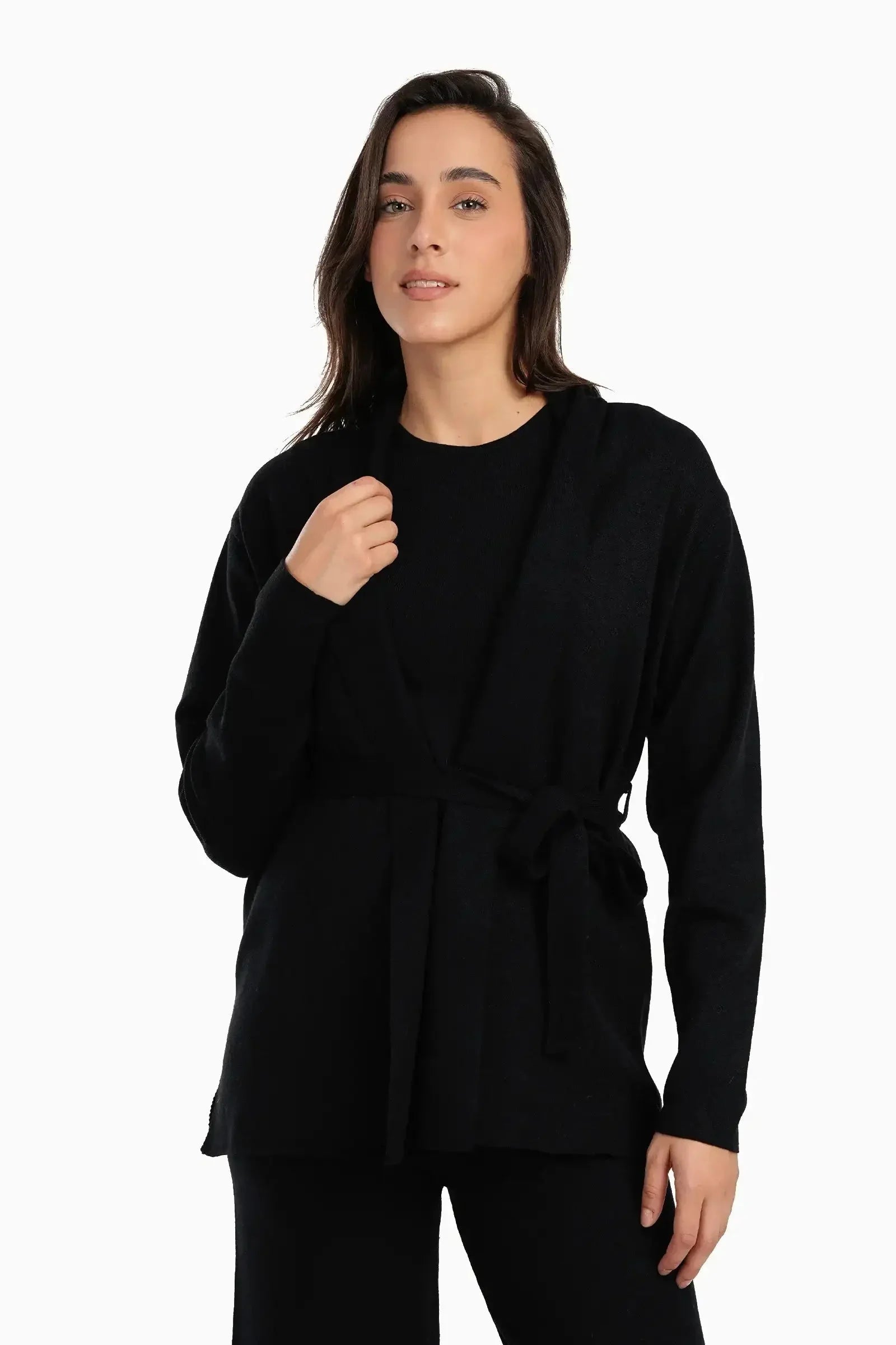 Carina - Lounge Cardigan with Folded Collar 5