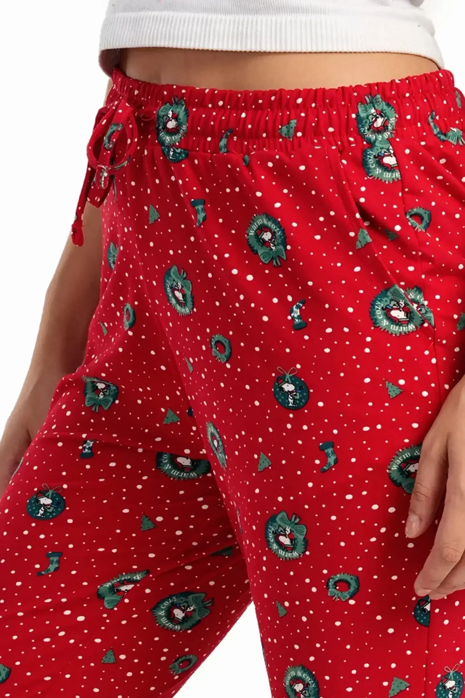Carina - Carrot Leg Cut Pyjama Pants 4