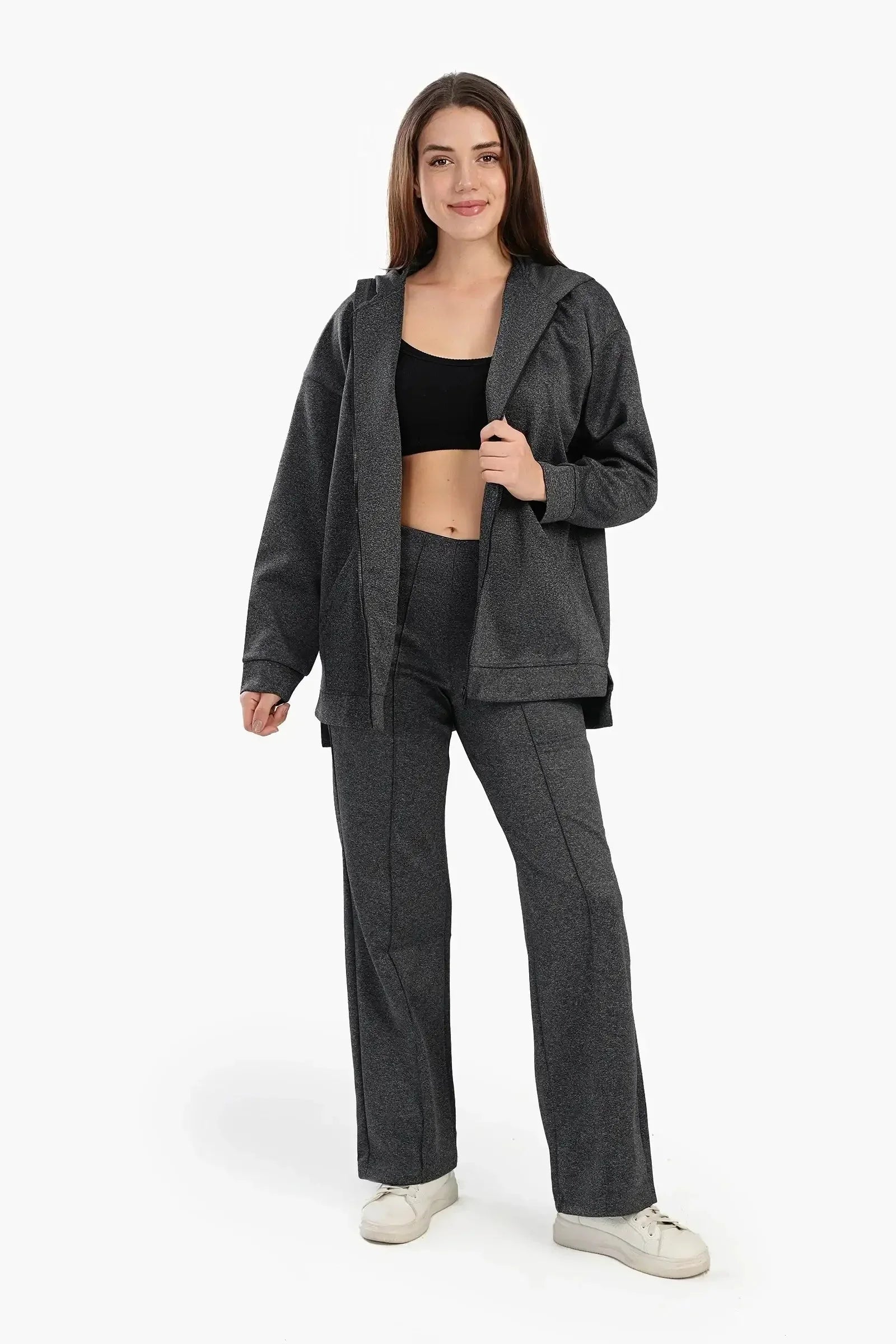 Carina - Lounge Jacket with Hoodie 2