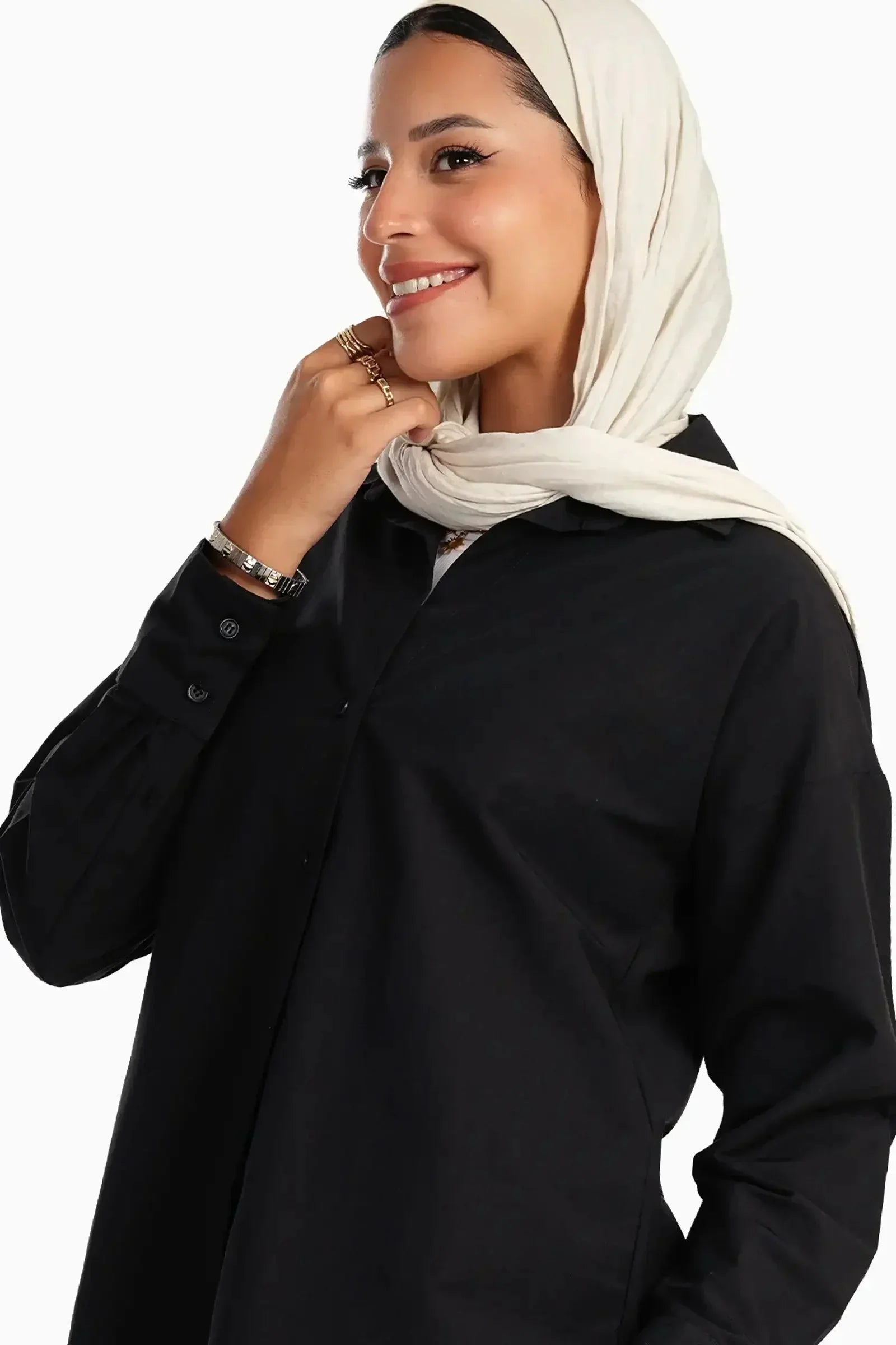 Carina - Basic Cotton Blend Shirt 1