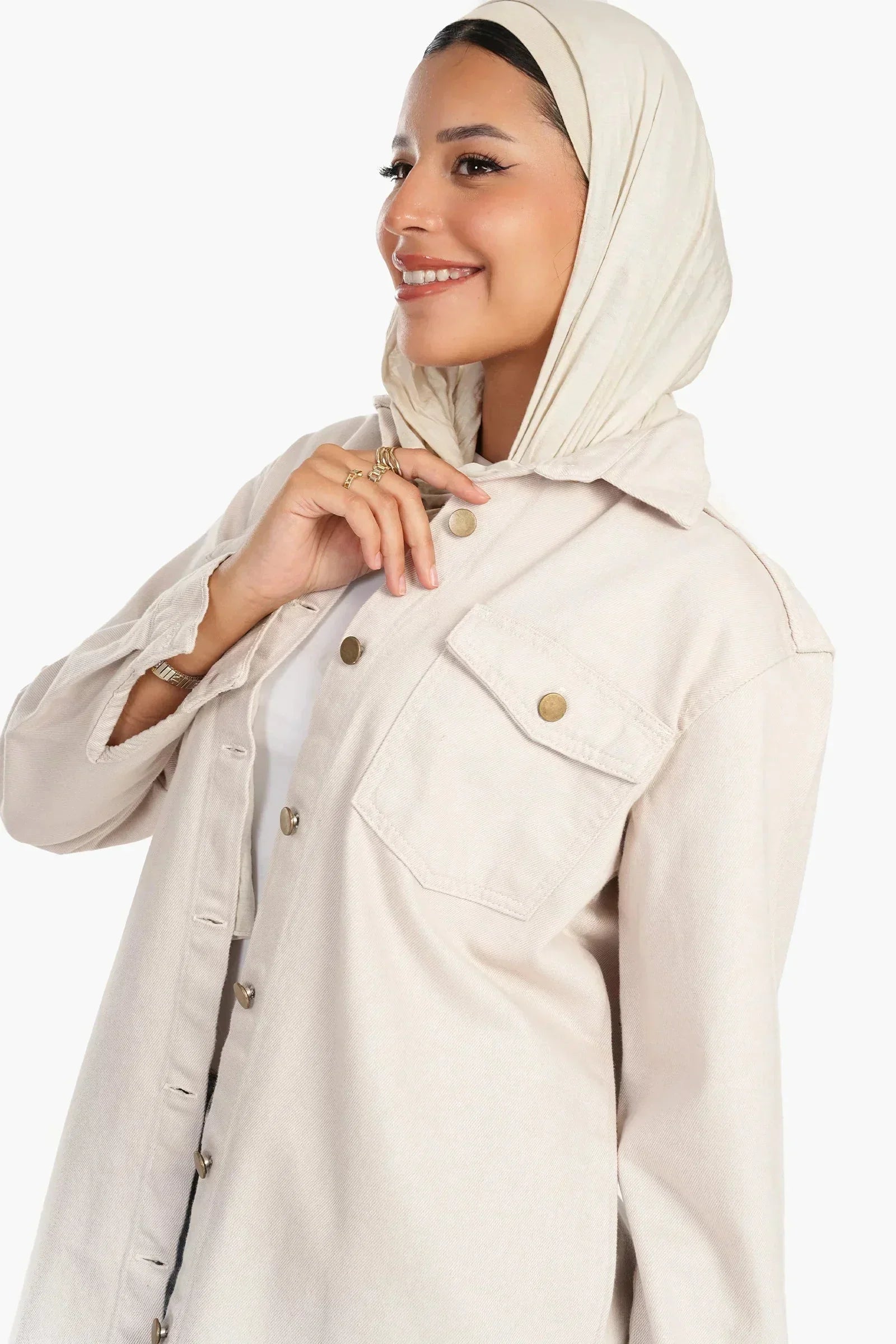 Carina - Jacquard Cotton Shirt 8