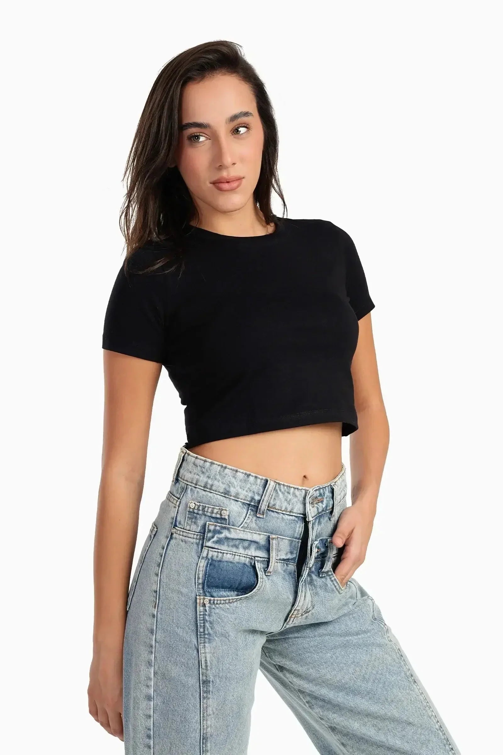 Carina - Everyday Cotton Cropped T-Shirt 2