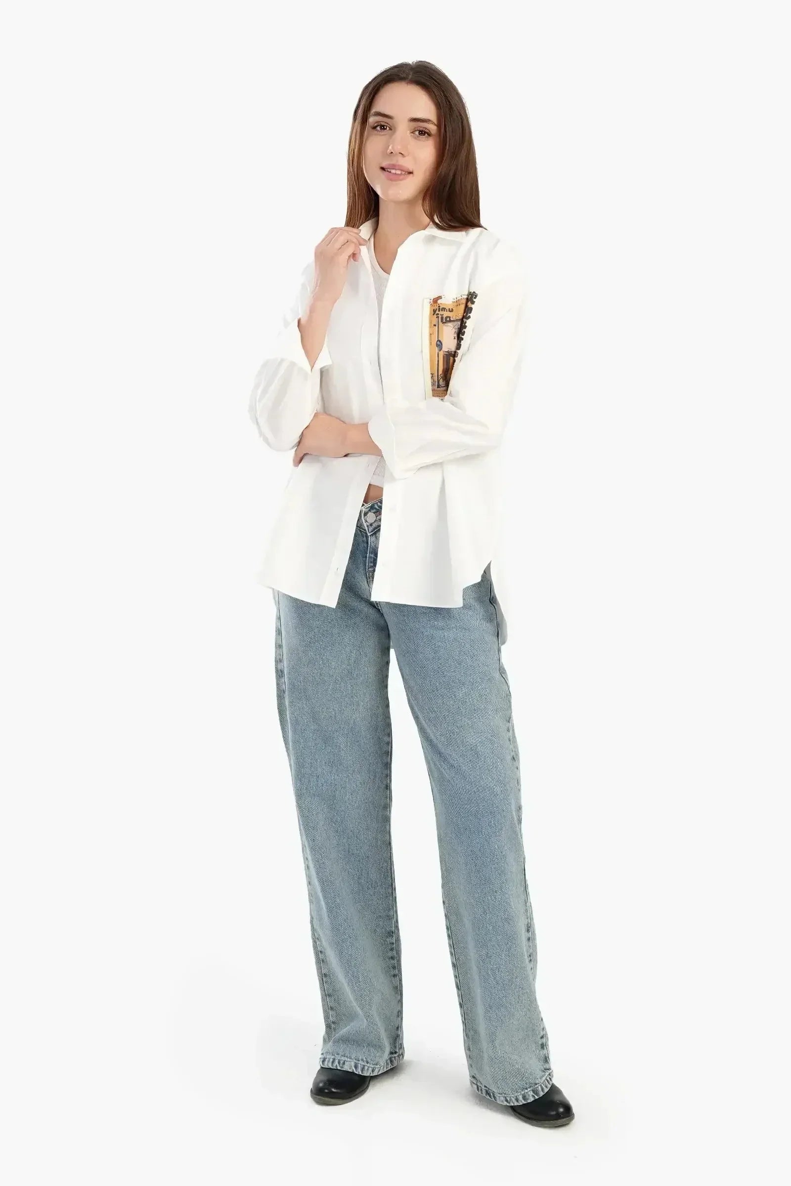 Carina - Shirt with Printed Pocket 9